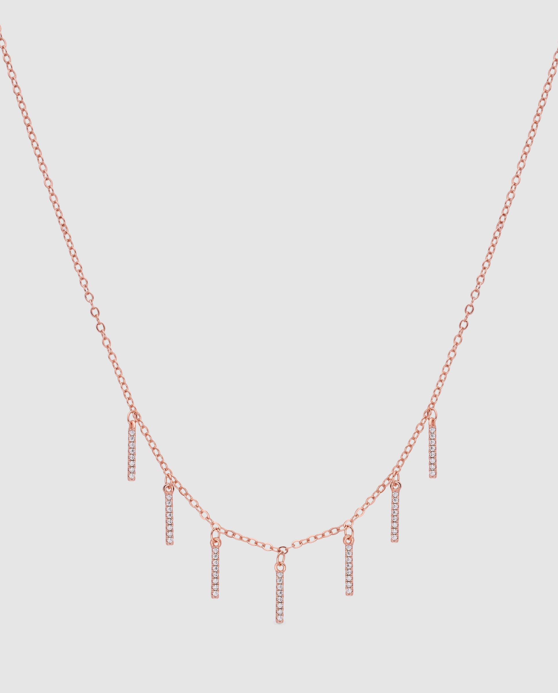 Colar Special Edition com Acabamento em Ouro Rosa de 18 Quilates e Zirconita Brilhante Rosa-1