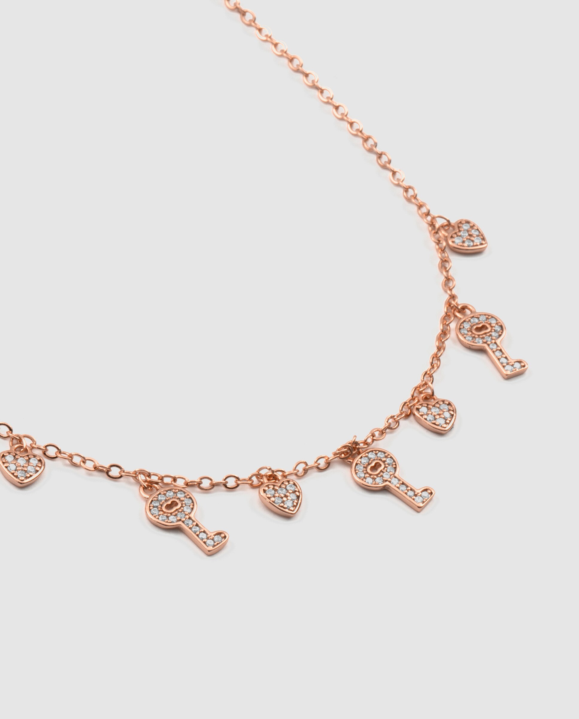 Colar Special Edition com Acabamento em Ouro Rosa de 18 Quilates e Zirconita Brilhante Rosa-6