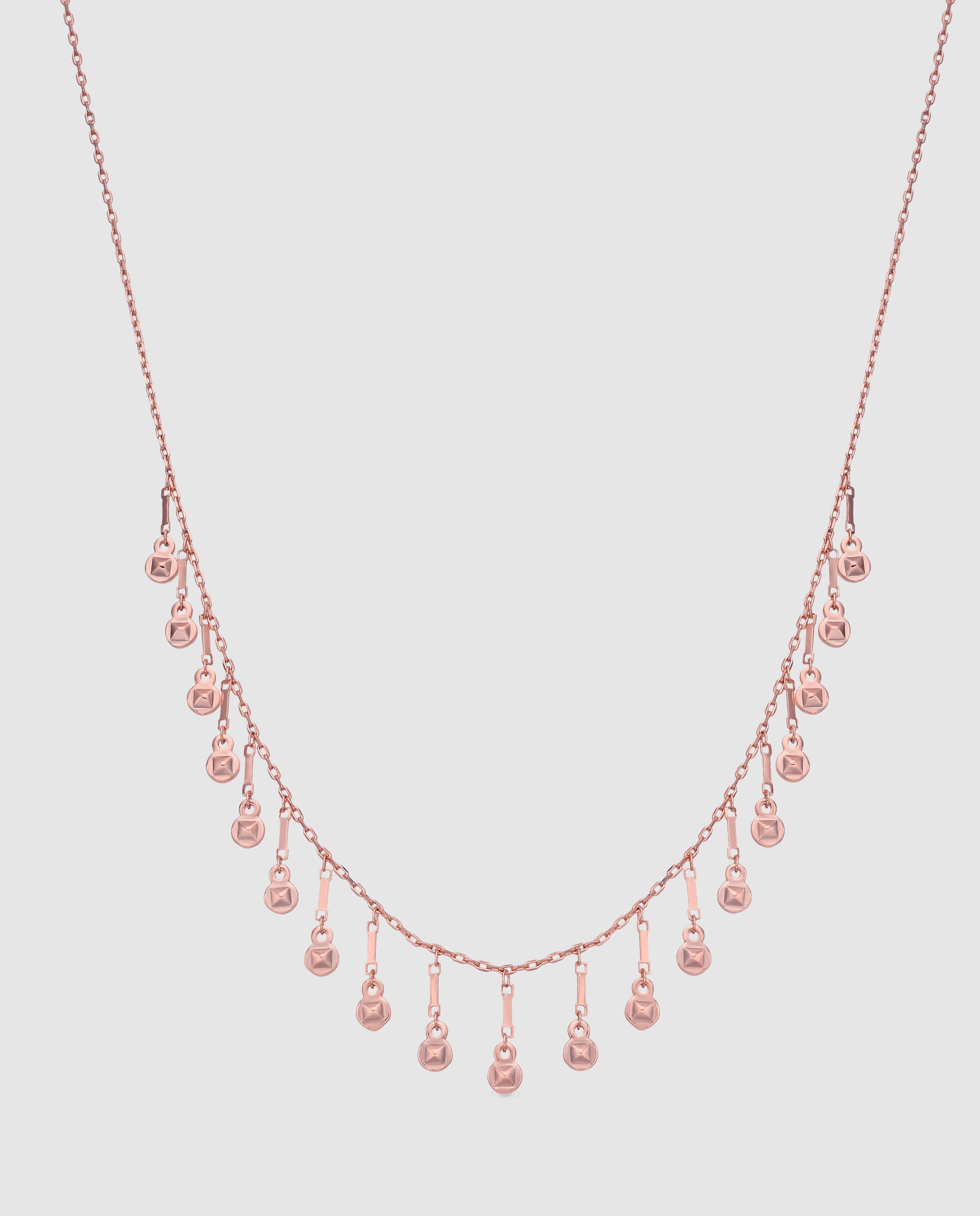 Colar Special Edition com Acabamento em Ouro Rosa de 18 Quilates e Zirconita Brilhante Rosa-1