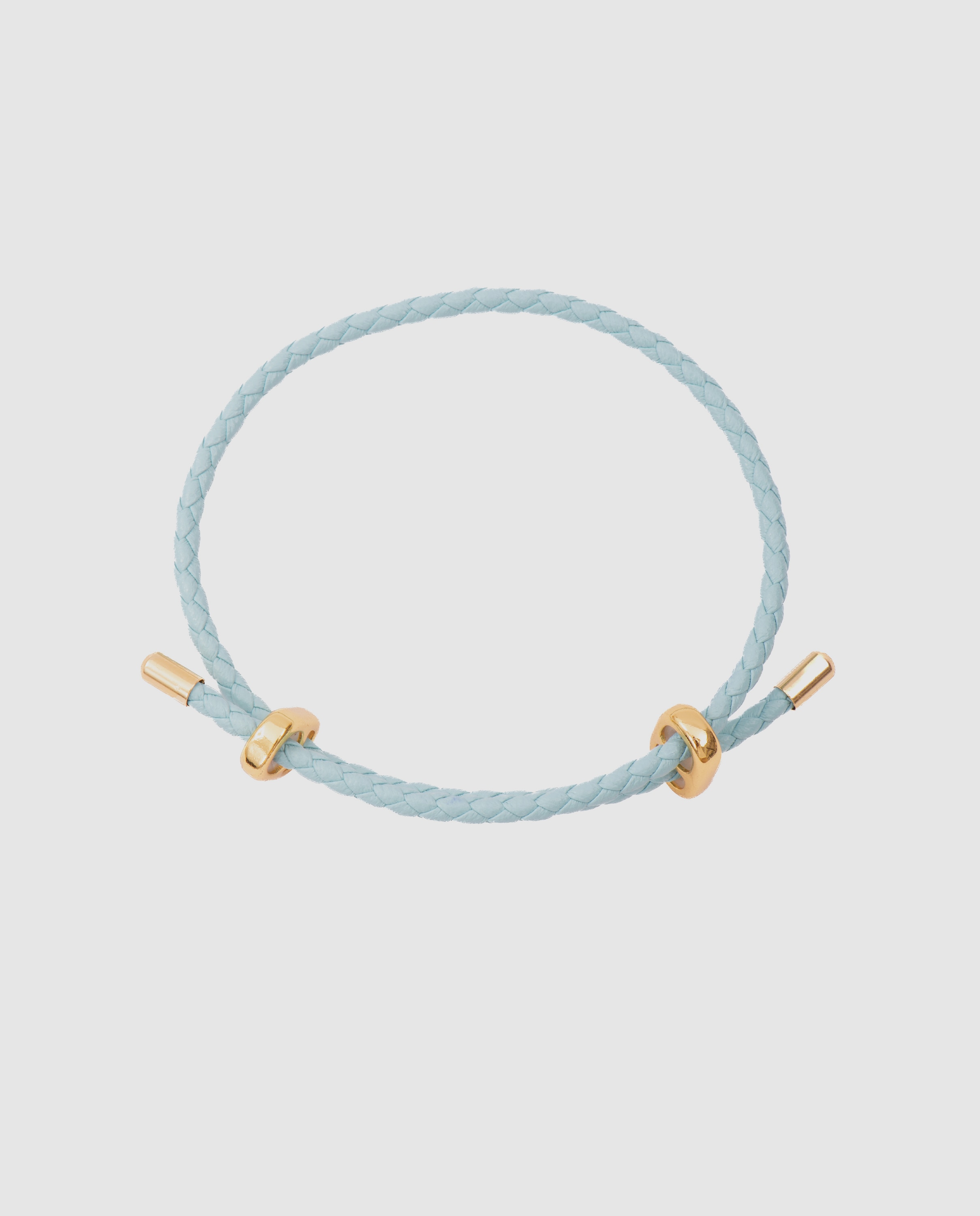 Pulseira Special Edition com Couro Acabada em Ouro Amarelo de 18k Azul-3