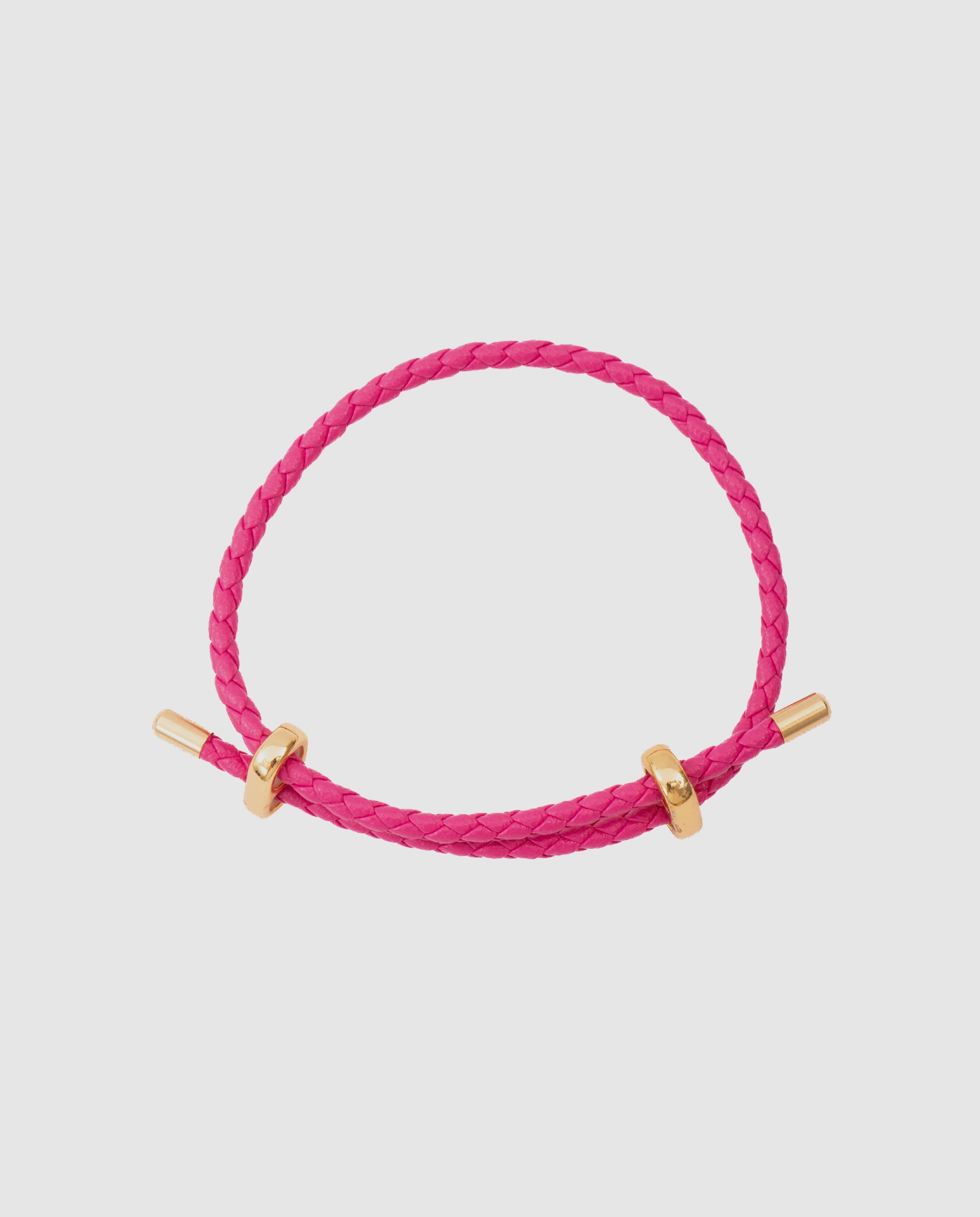 Pulseira Special Edition com Couro Acabada em Ouro Amarelo de 18k Rosa-3