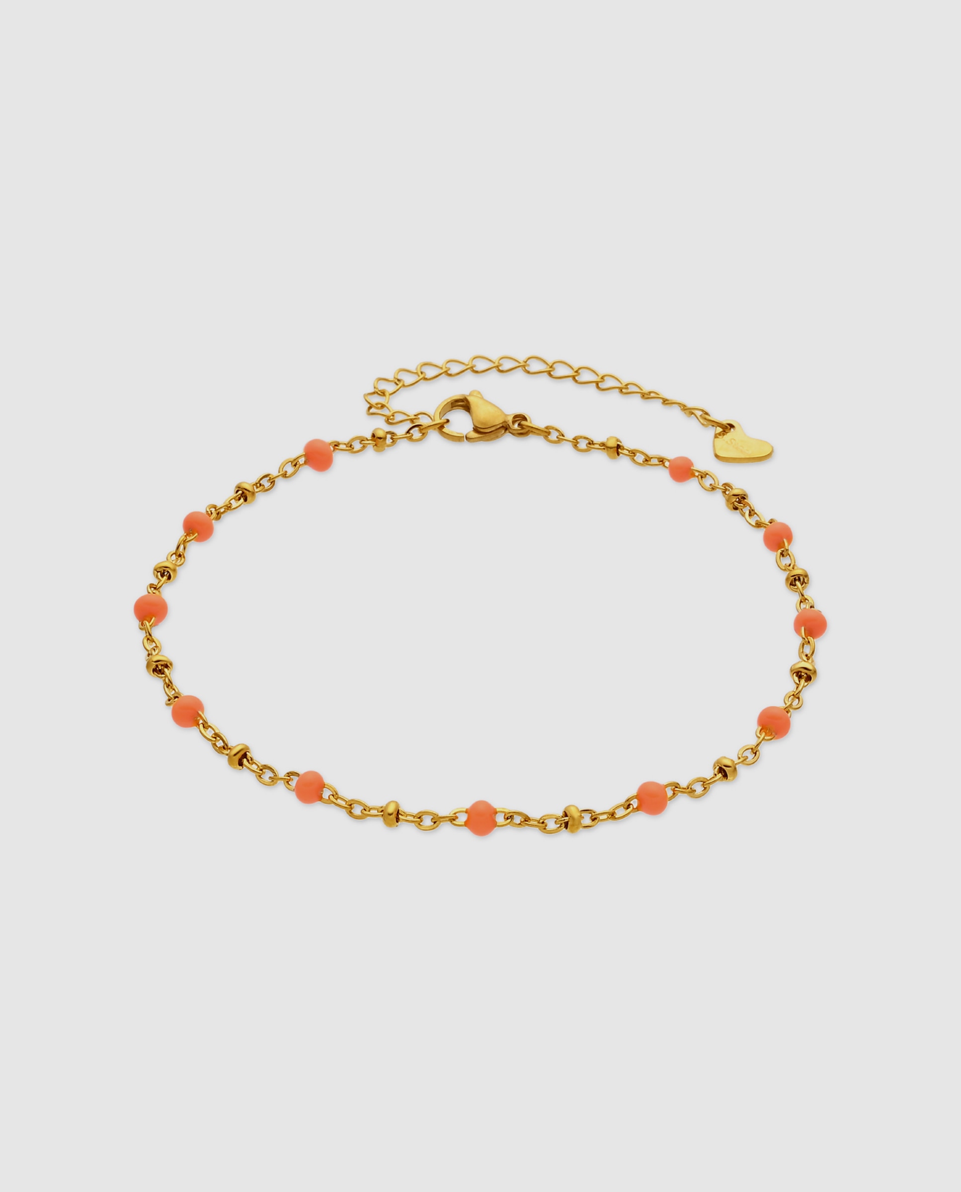 Imagem 0 de Pulseira de Corrente de Aço Africa Acabada em Ouro Amarelo de 18k com Lacado