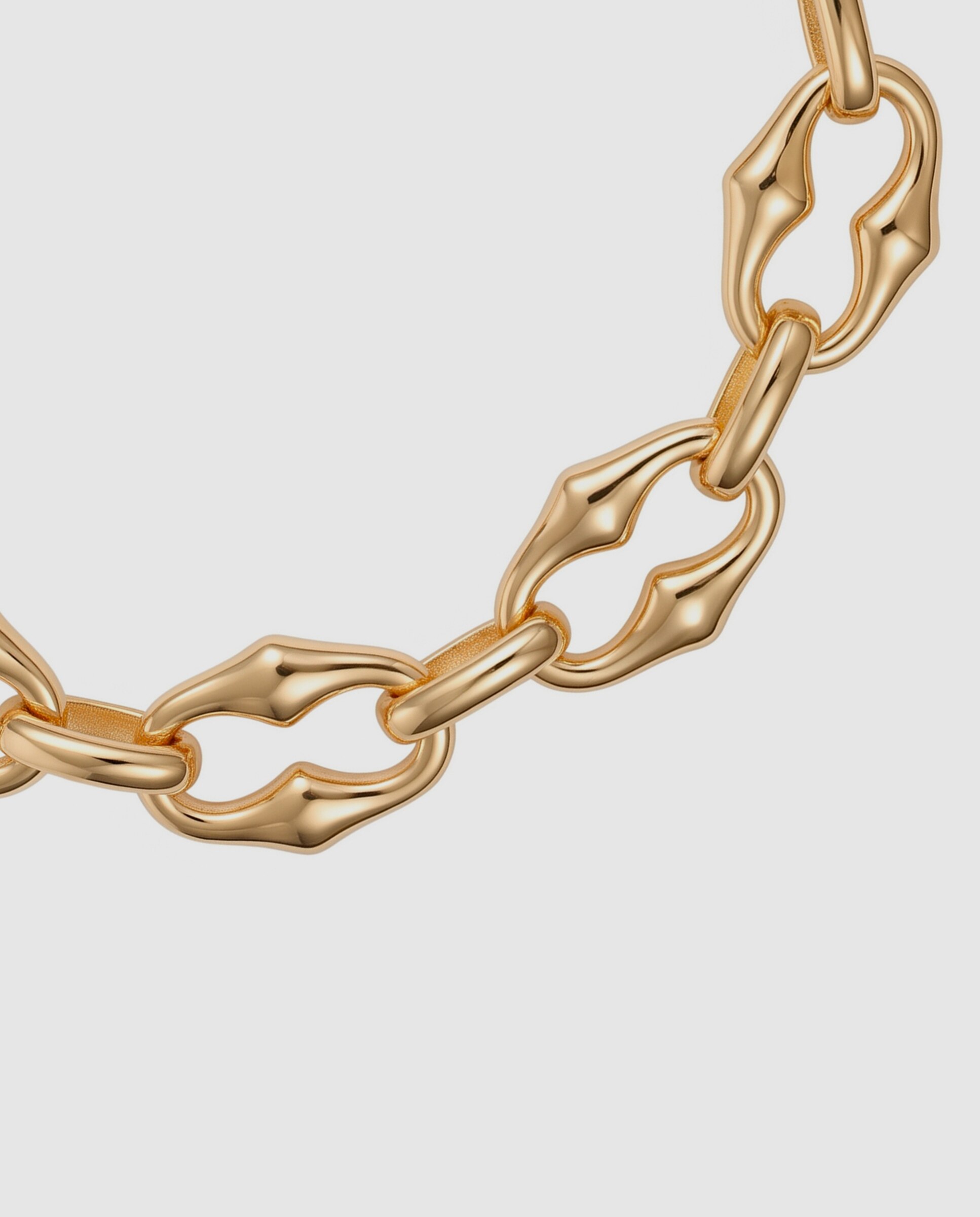 Pulseira de Corrente Special Edition Acabada em Ouro Amarelo de 18k Dourado-6