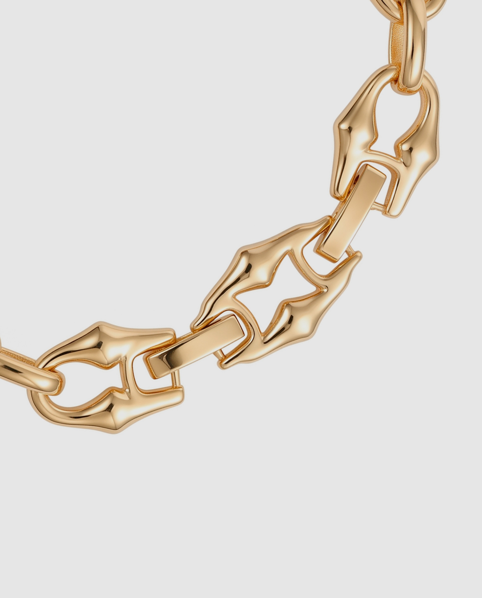 Pulseira de Corrente Special Edition Acabada em Ouro Amarelo de 18k Dourado-7
