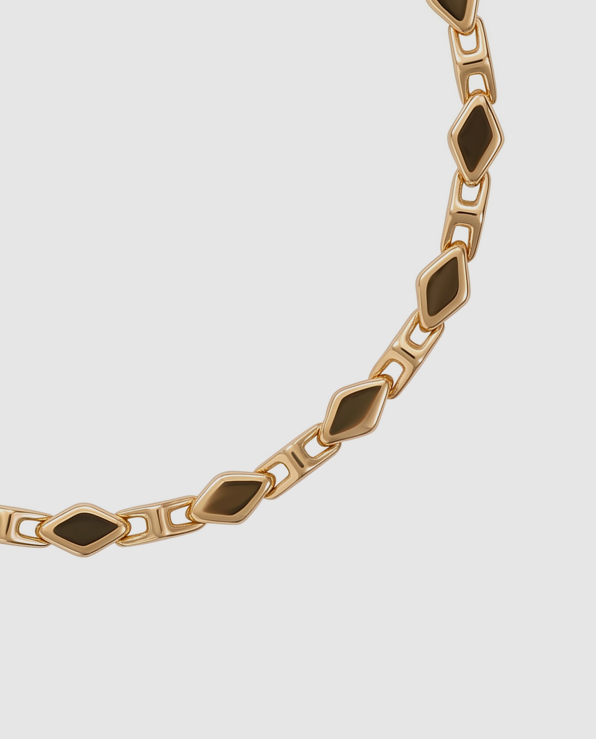 Pulseira de Corrente Special Edition Acabada em Ouro Amarelo de 18k Dourado-6