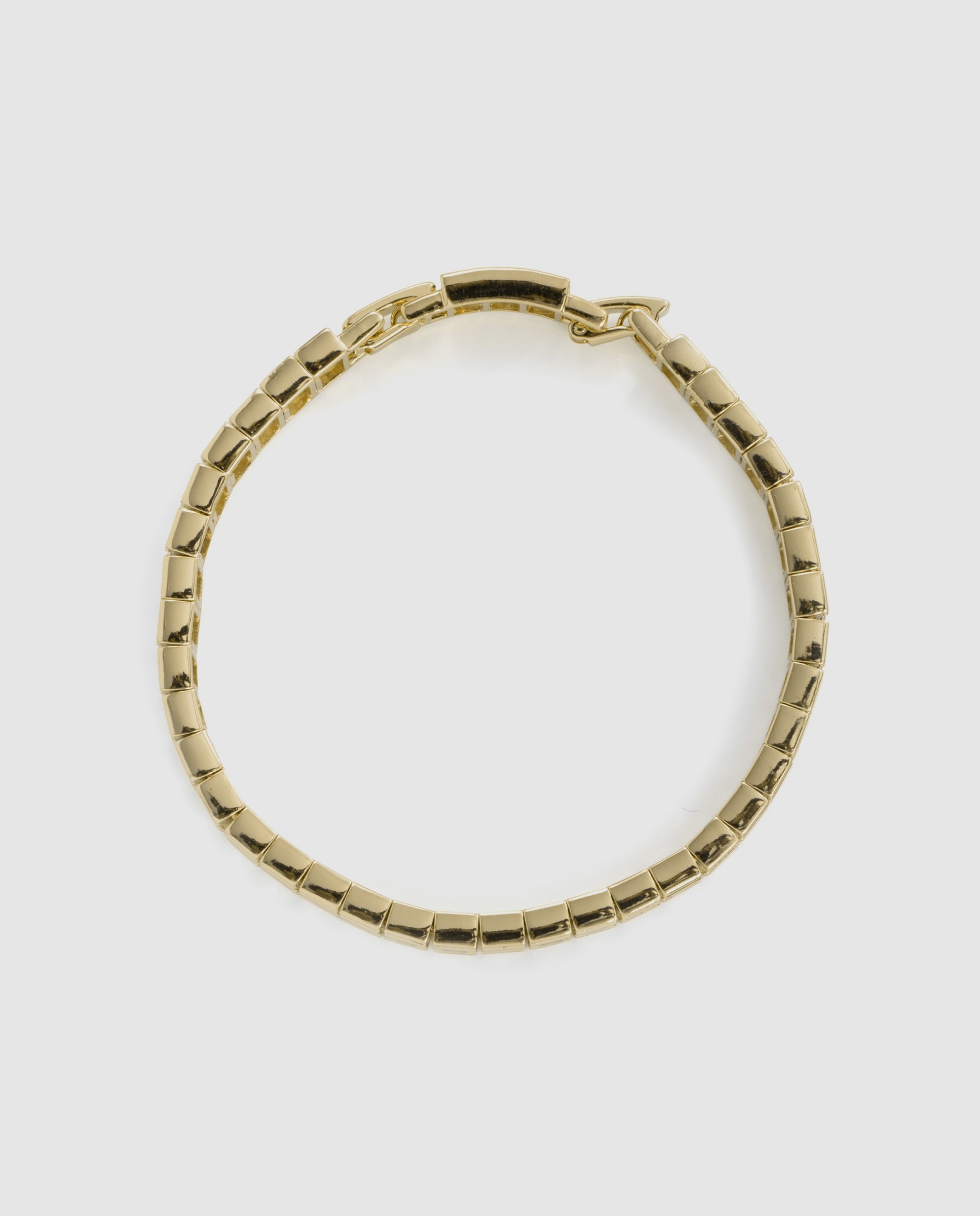 Pulseira de Corrente Special Edition Acabada em Ouro Amarelo de 18k com Zirconita Multicolor-3