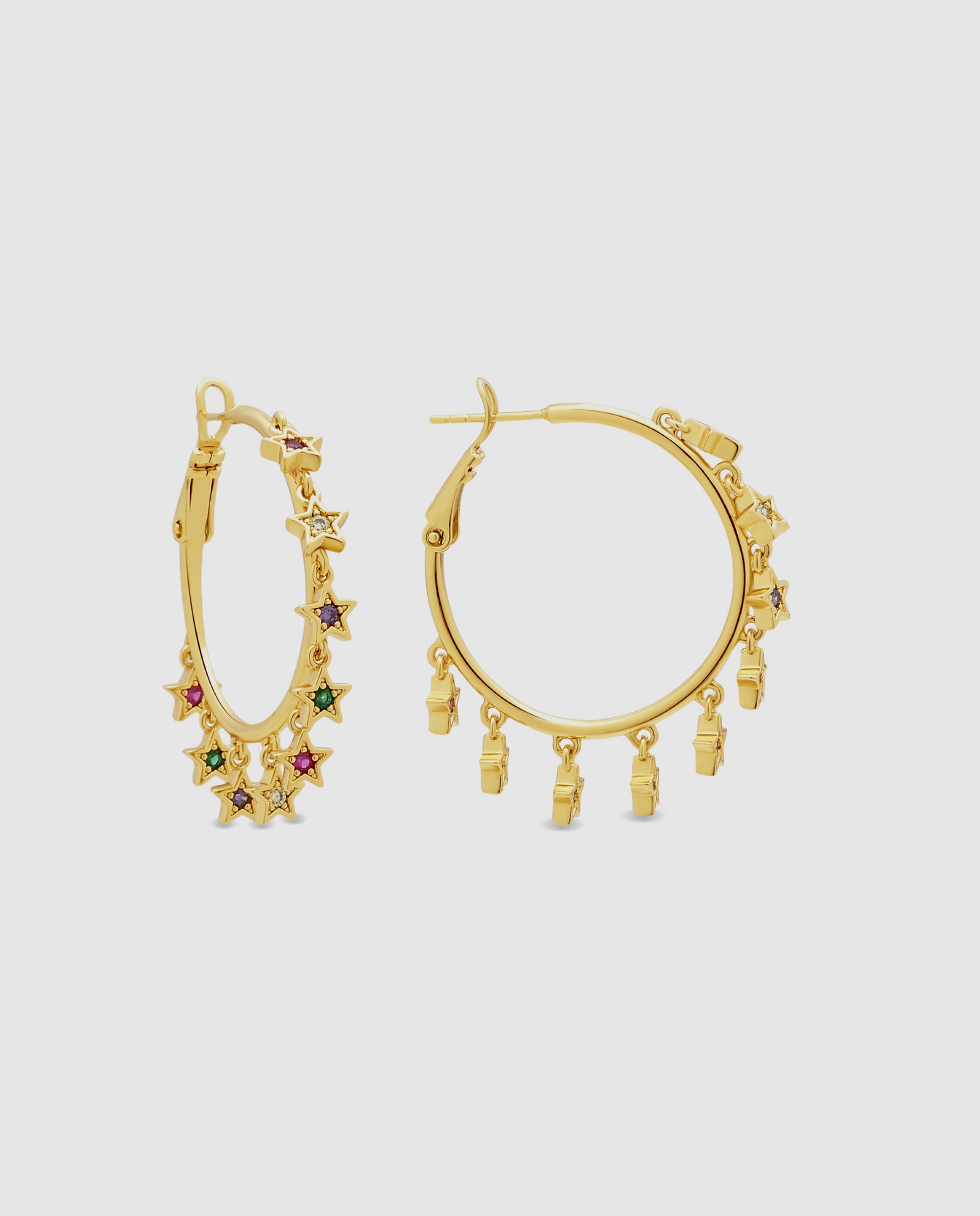 Imagem 0 de Brincos de Aro Special Edition com Acabamento em Ouro Amarelo de 18k e Zirconita Brilhante