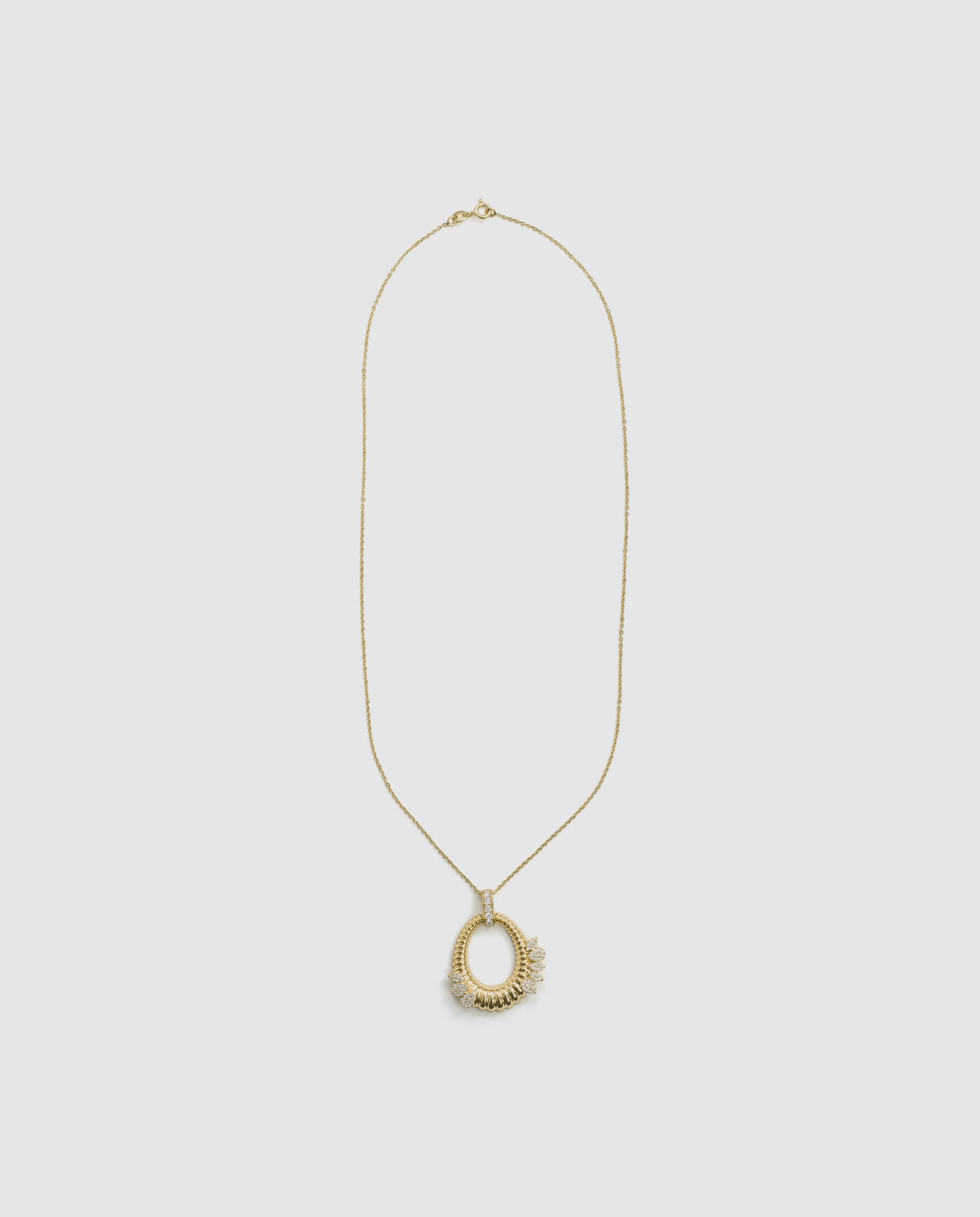 Colar Special Edition com Acabamento em Ouro Amarelo de 18k e Zirconita Brilhante Dourado-3