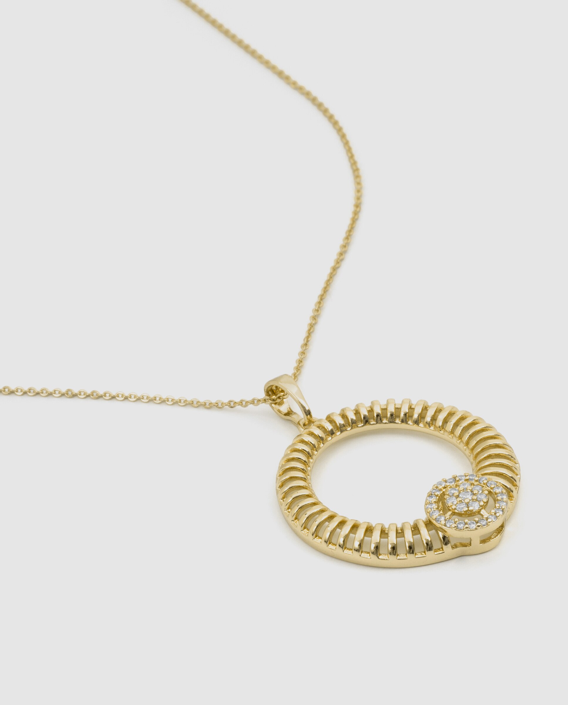 Colar Special Edition com Acabamento em Ouro Amarelo de 18k e Zirconita Brilhante Rosa-6