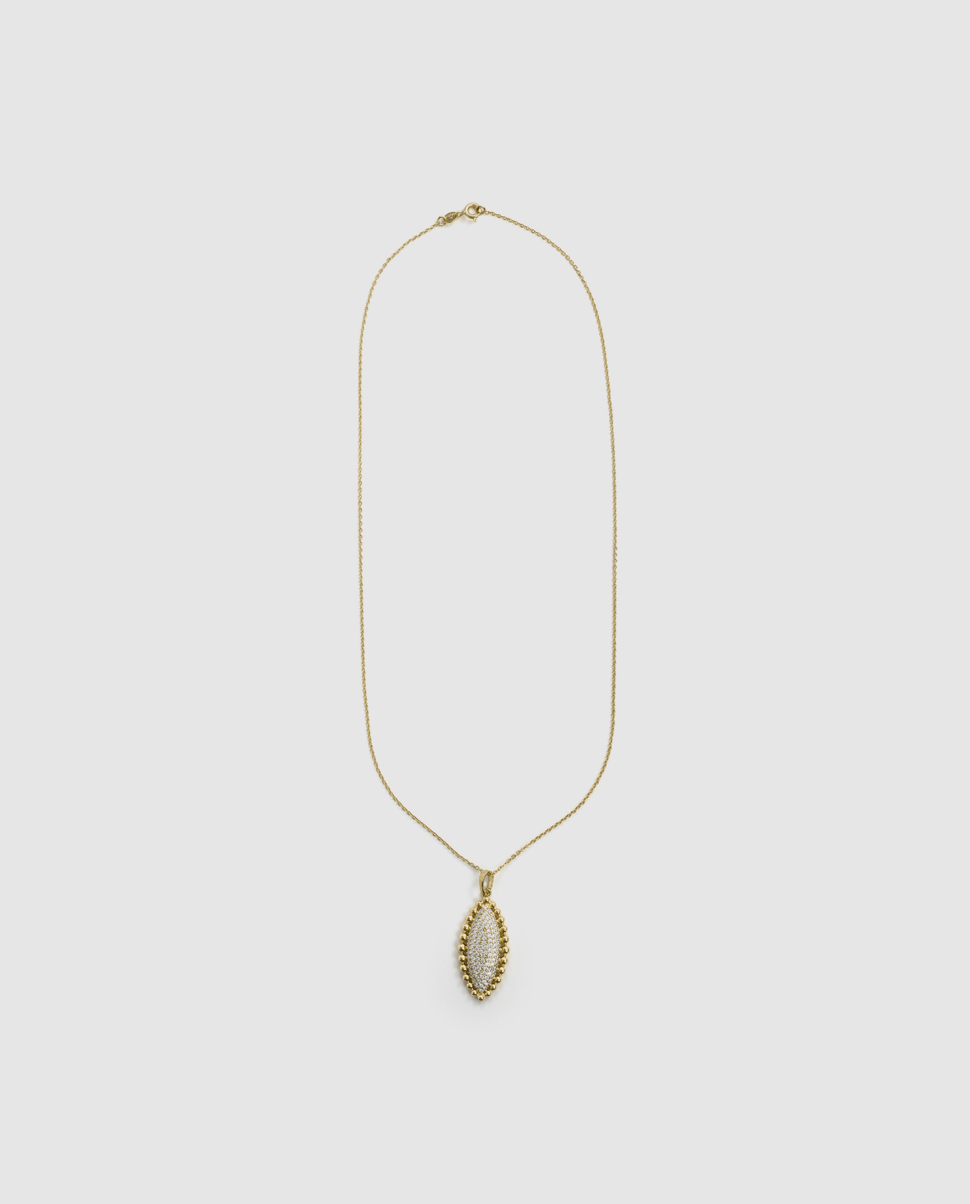 Colar Special Edition com Acabamento em Ouro Amarelo de 18k e Zirconita Brilhante Dourado-3