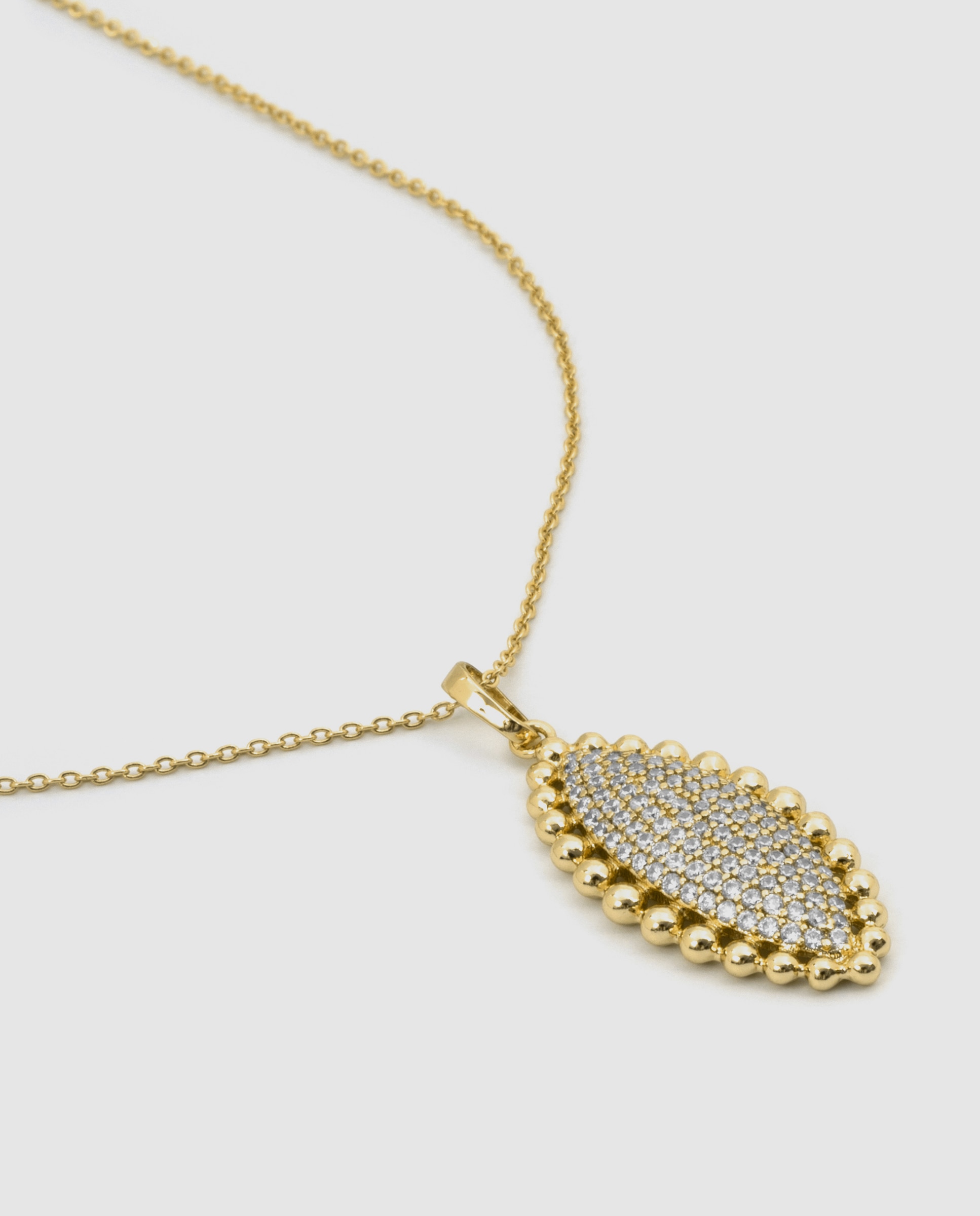 Colar Special Edition com Acabamento em Ouro Amarelo de 18k e Zirconita Brilhante Dourado-6