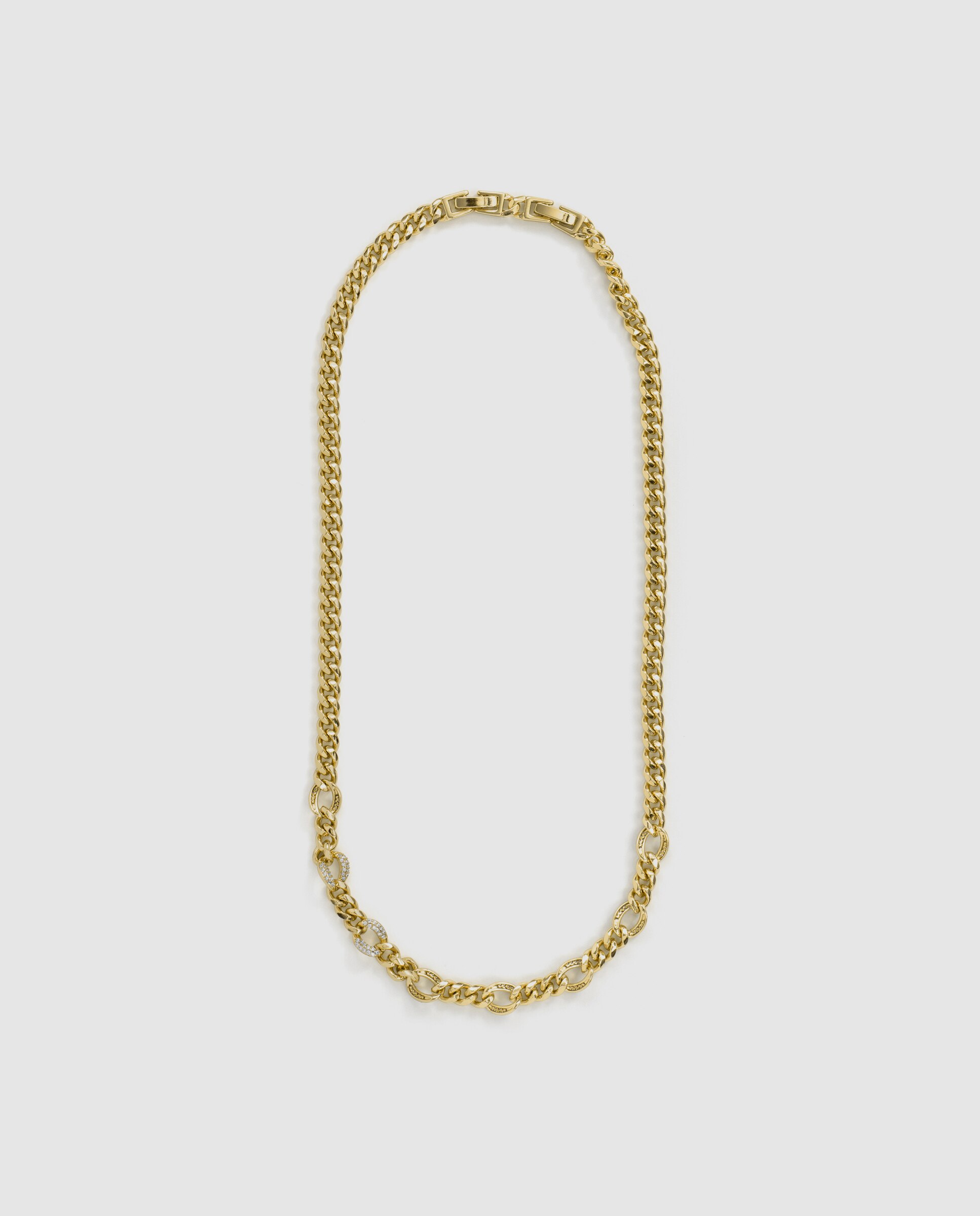 Colar Special Edition com Acabamento em Ouro Amarelo de 18k e Zirconita Brilhante Dourado-3