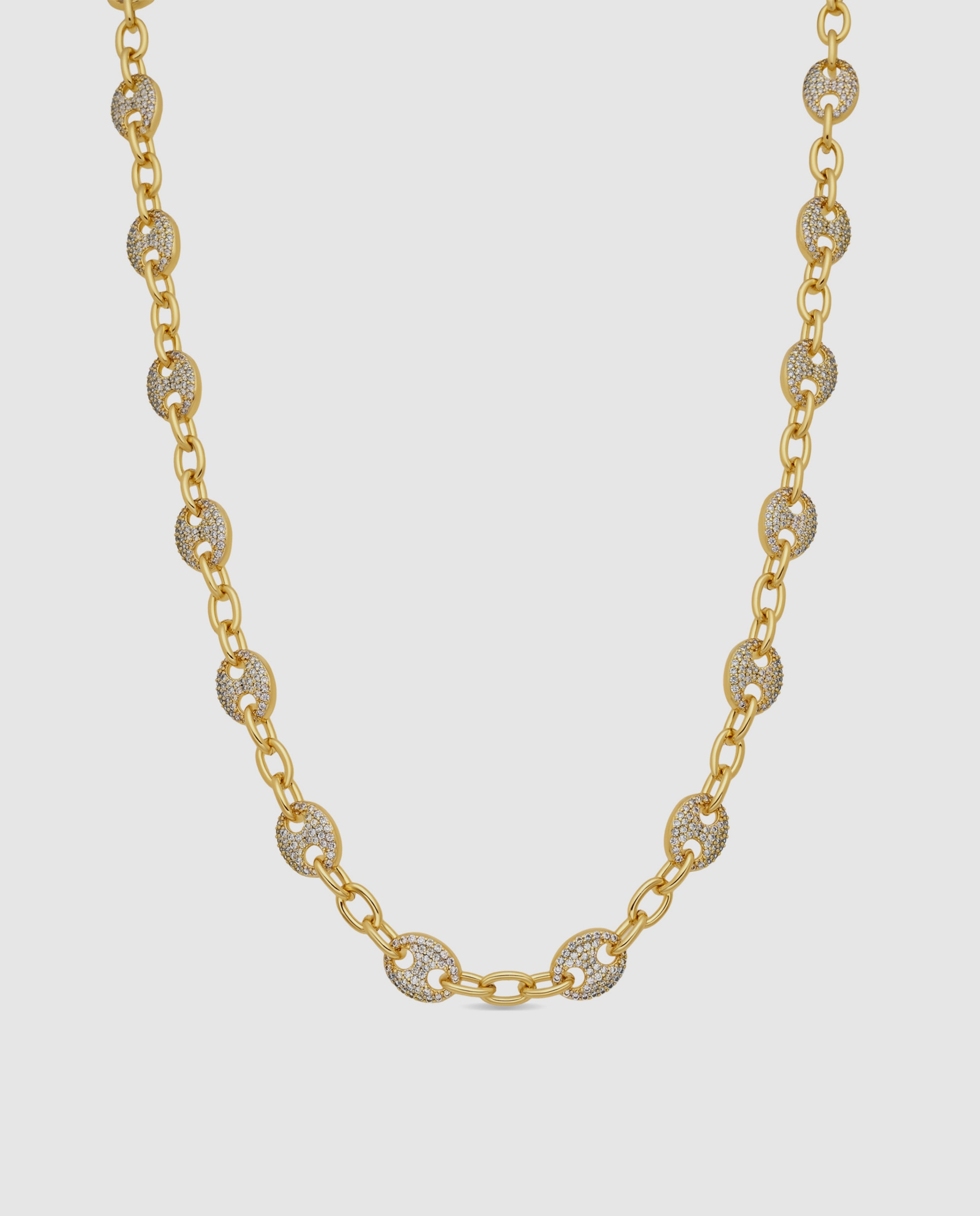 Colar Special Edition com Acabamento em Ouro Amarelo de 18k e Zirconita Brilhante Dourado-1