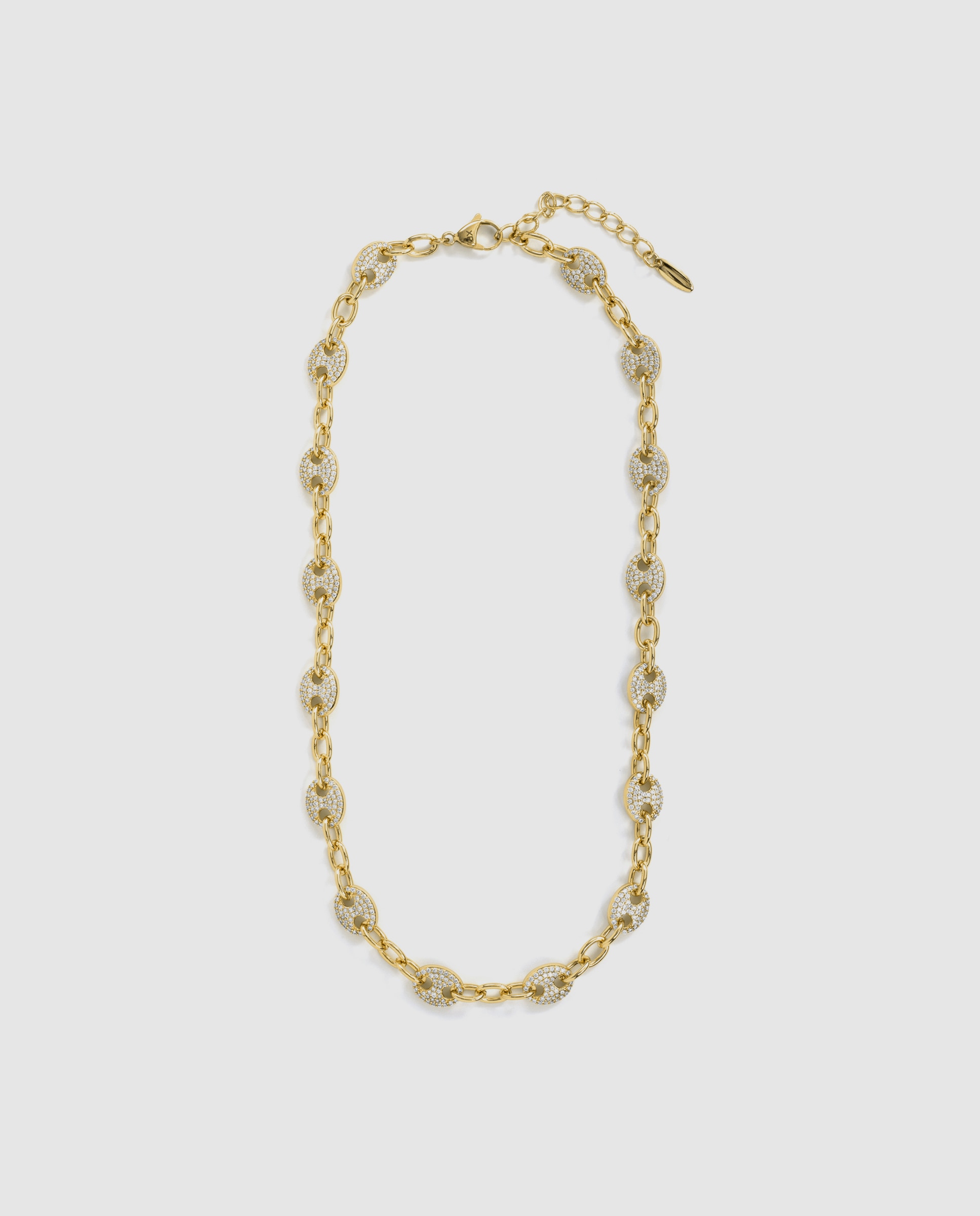 Colar Special Edition com Acabamento em Ouro Amarelo de 18k e Zirconita Brilhante Dourado-3