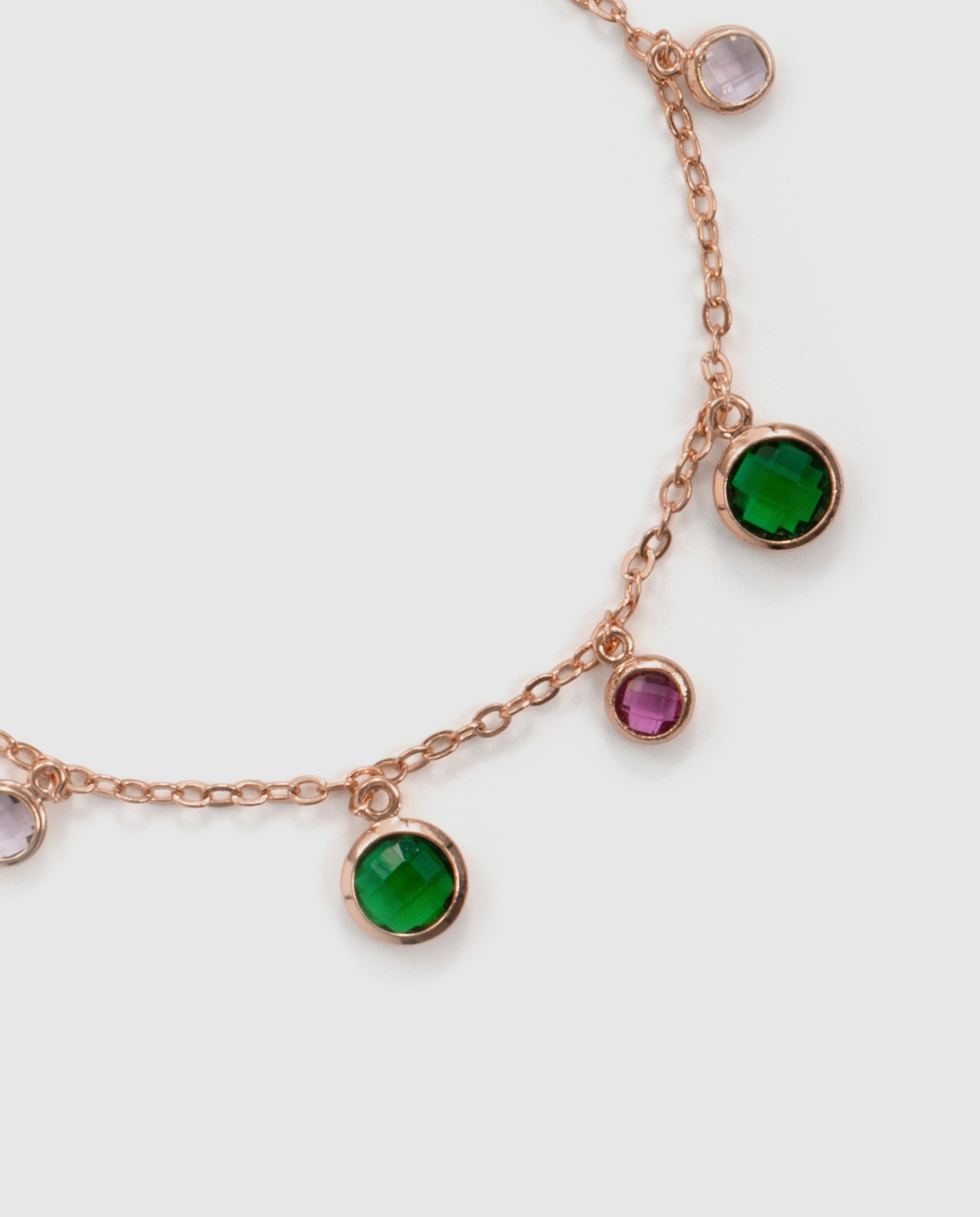 Pulseira Special Edition Acabada em Ouro Rosa de 18k com Zirconita Multicolor-6