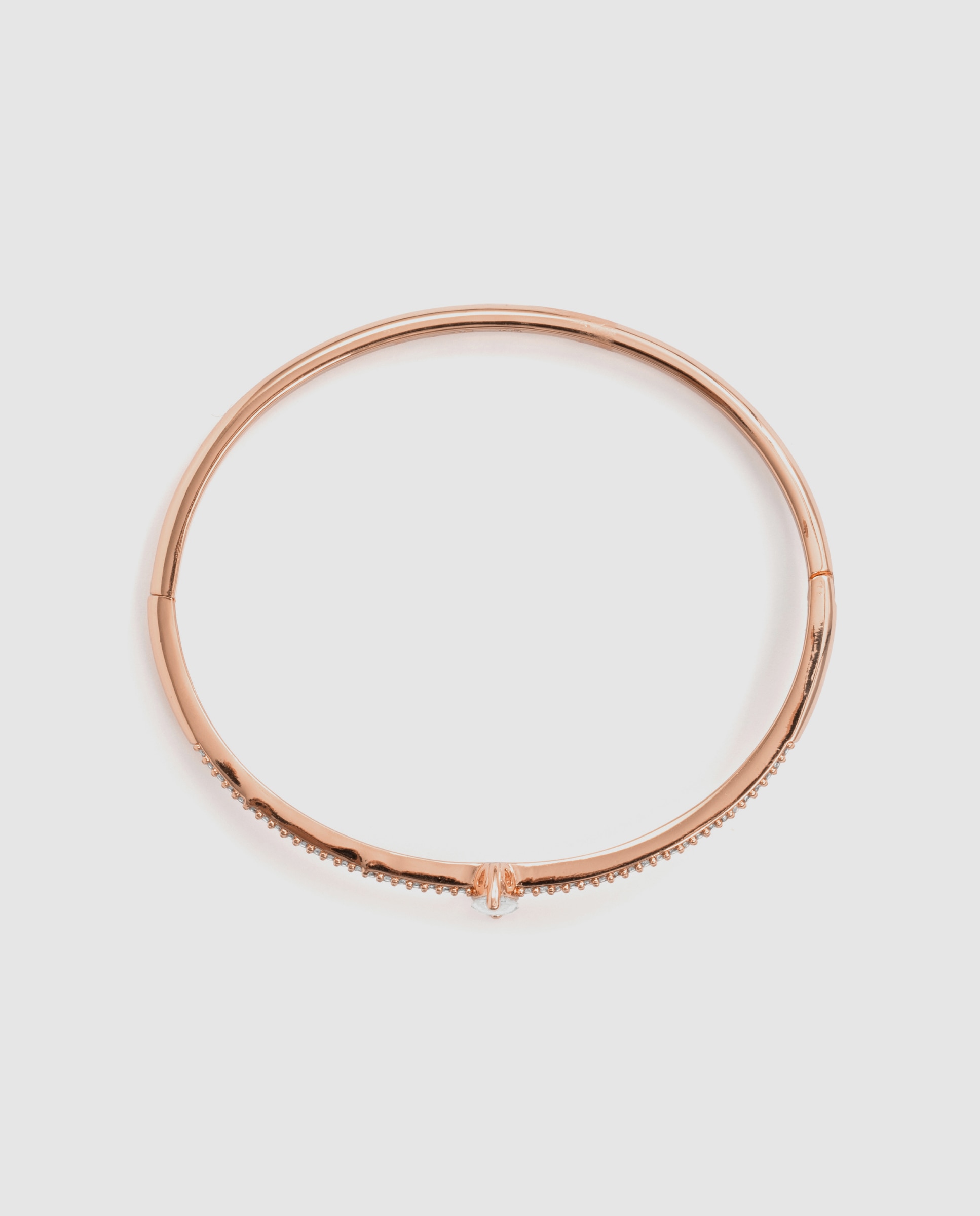 Pulseira de Corrente Special Edition Acabada em Ouro Rosa de 18k com Zirconita Brilhante Rosa-3