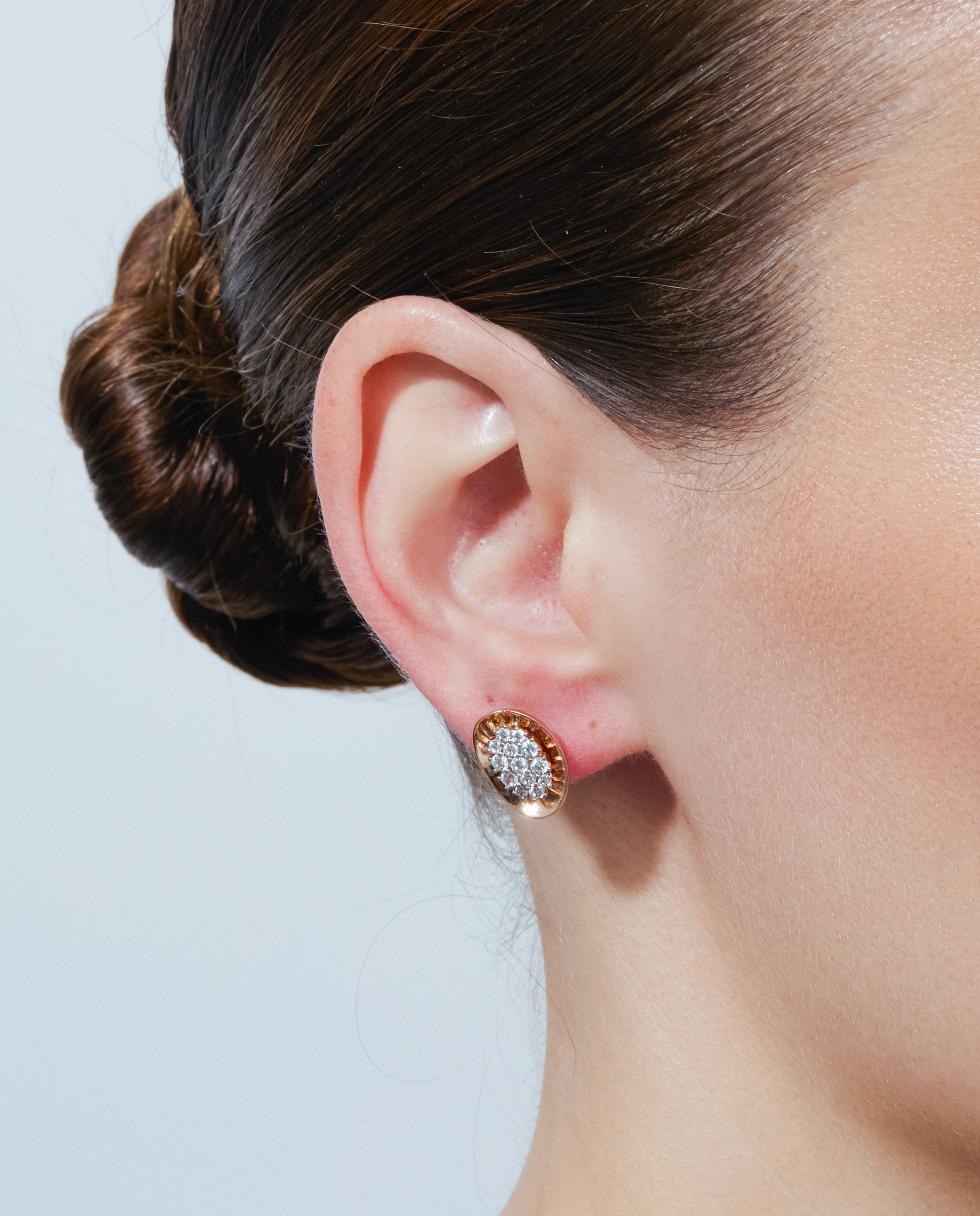 Brincos Special Edition com Acabamentos em Ouro Rosa de 18k e Zirconita Brilhante Rosa-4