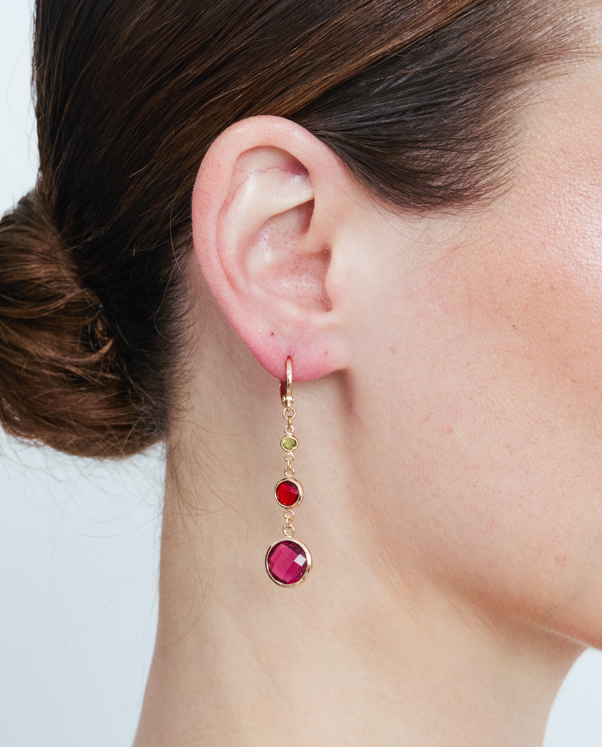 Brincos de Aro Special Edition com Acabamentos em Ouro Rosa de 18k e Zirconita Rosa-4