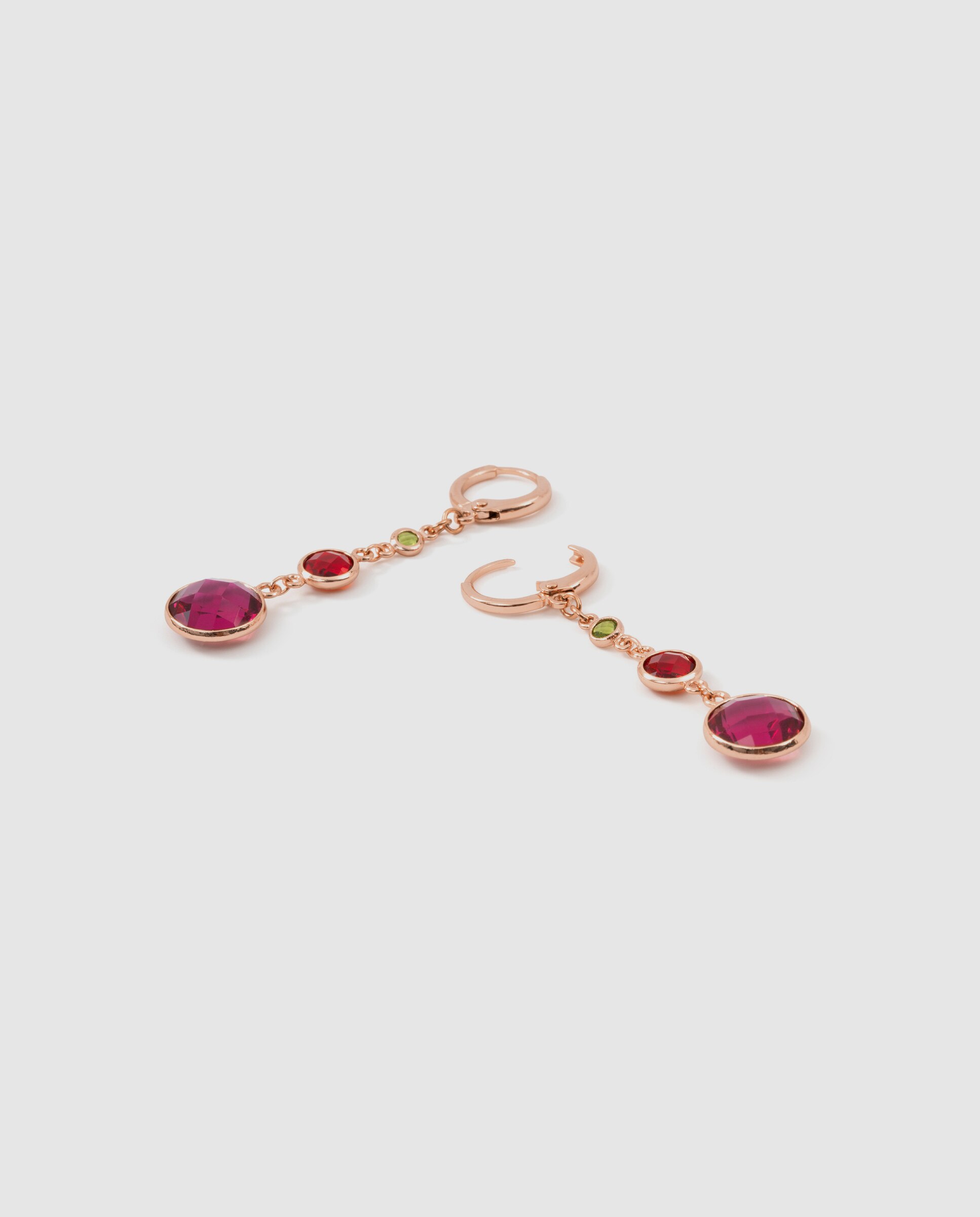 Brincos de Aro Special Edition com Acabamentos em Ouro Rosa de 18k e Zirconita Rosa-6