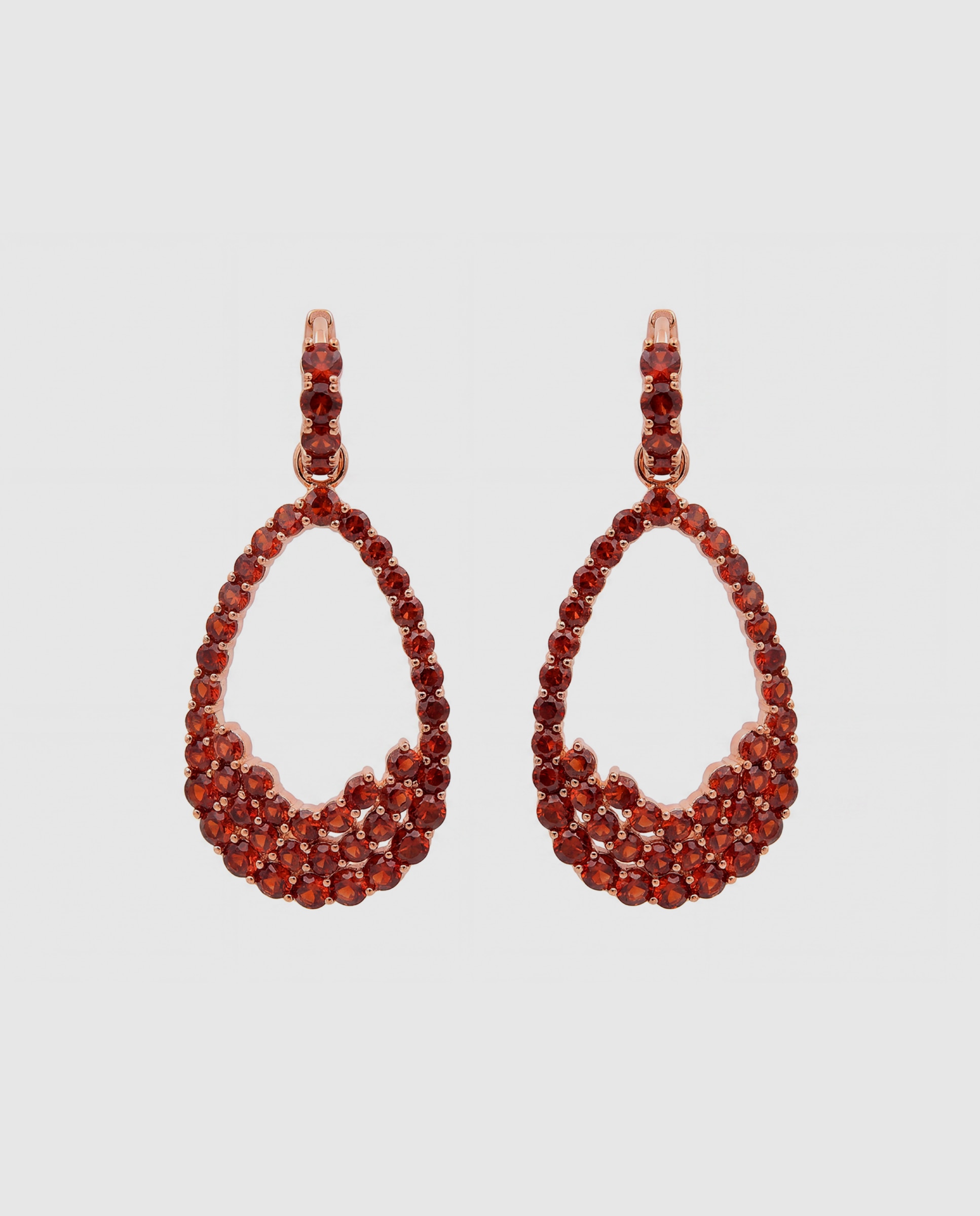 Imagem 0 de Brincos Special Edition com Acabamentos em Ouro Rosa de 18k e Zirconita Rubi