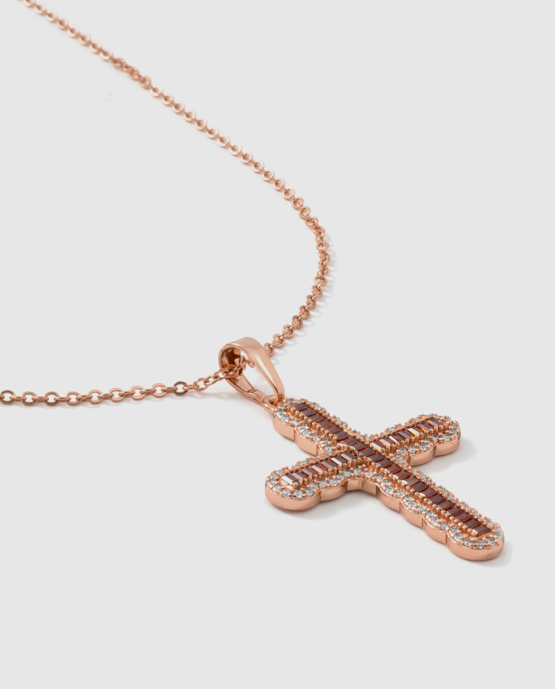 Colar Special Edition com Acabamento em Ouro Rosa de 18k e Zirconita Laranja-6