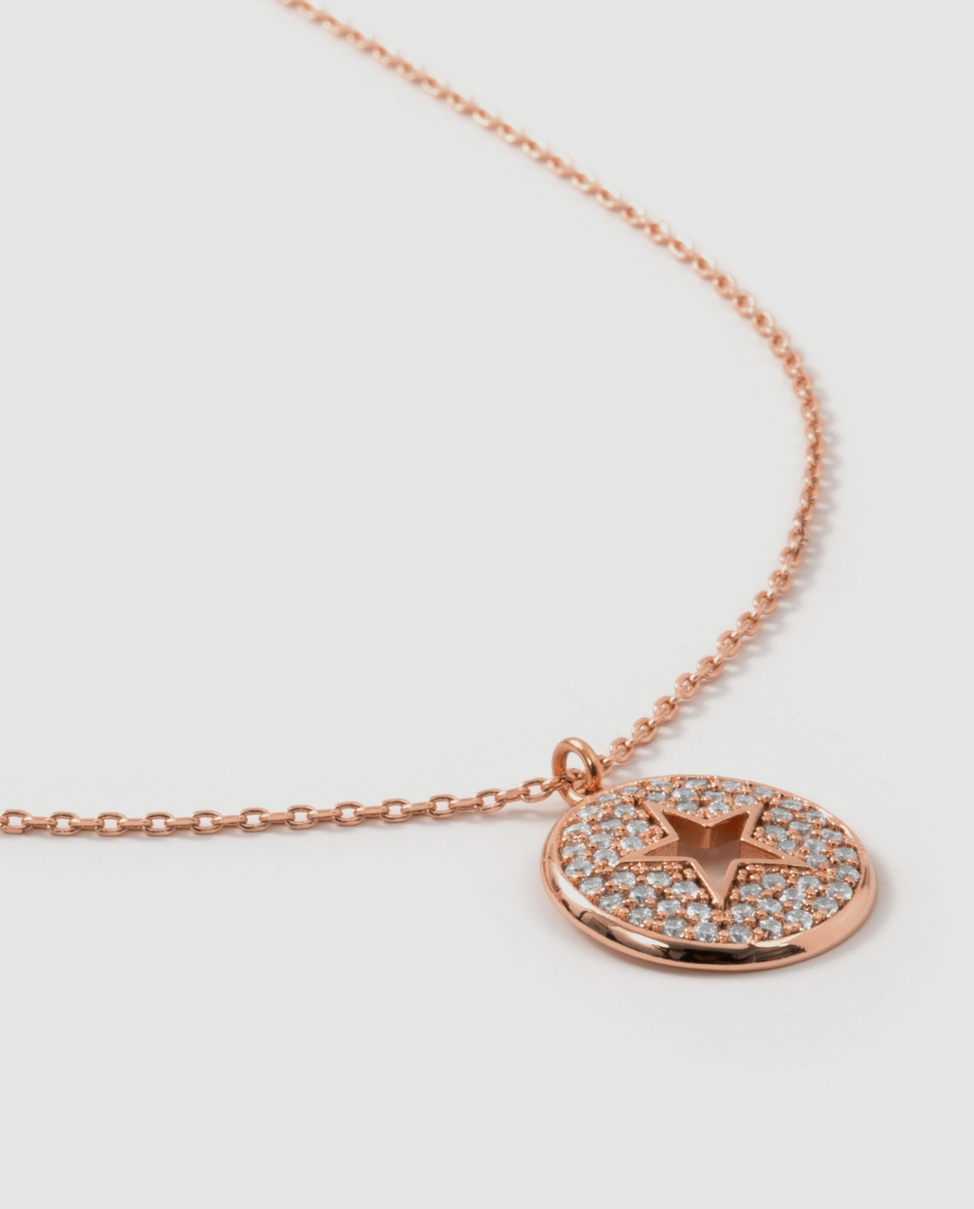 Colar Special Edition Acabado em Ouro Rosa de 18k com Zirconita Brilhante Rosa-6