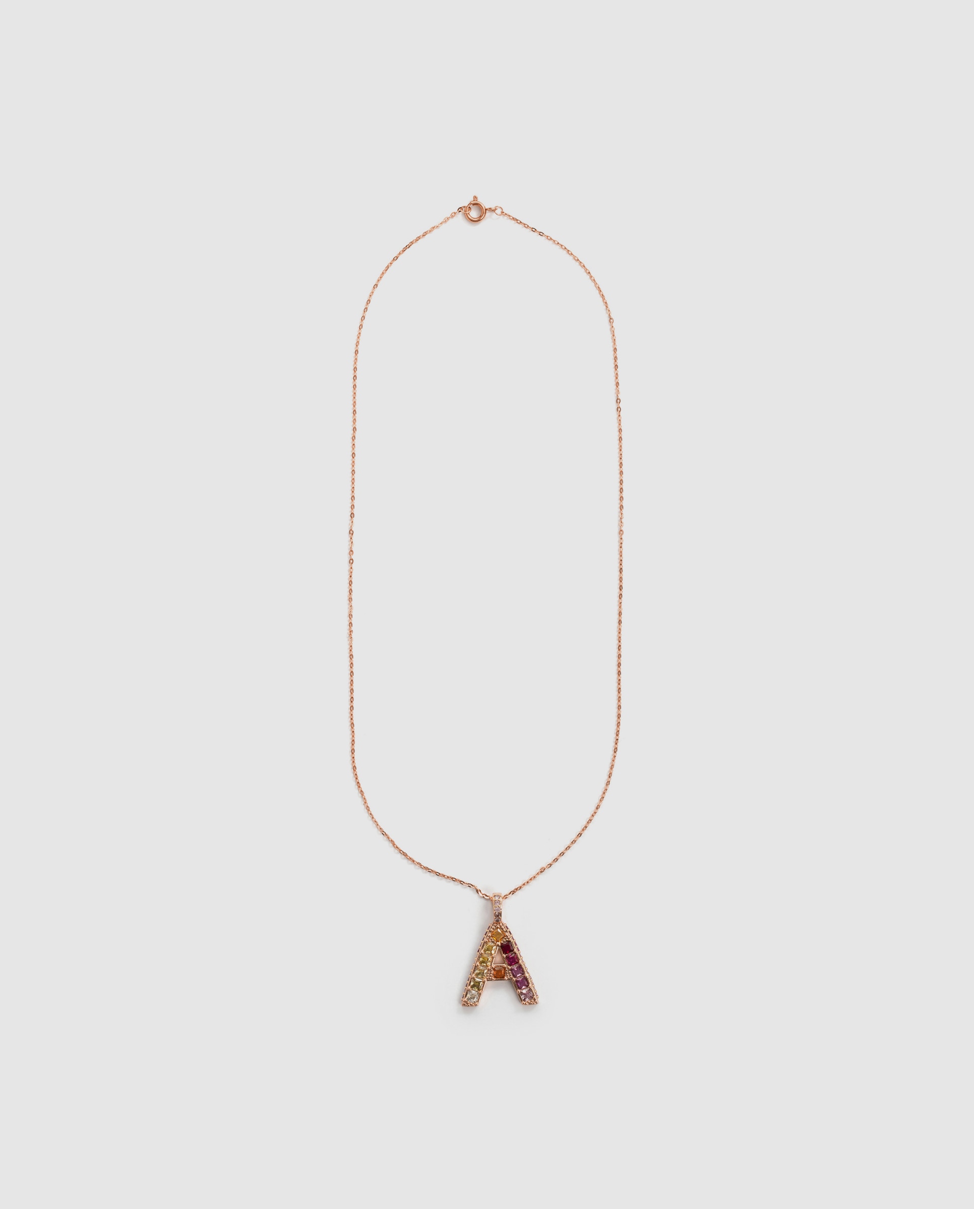 Colar Special Edition com Acabamento em Ouro Rosa 18k e Zircônias Multicolor-3