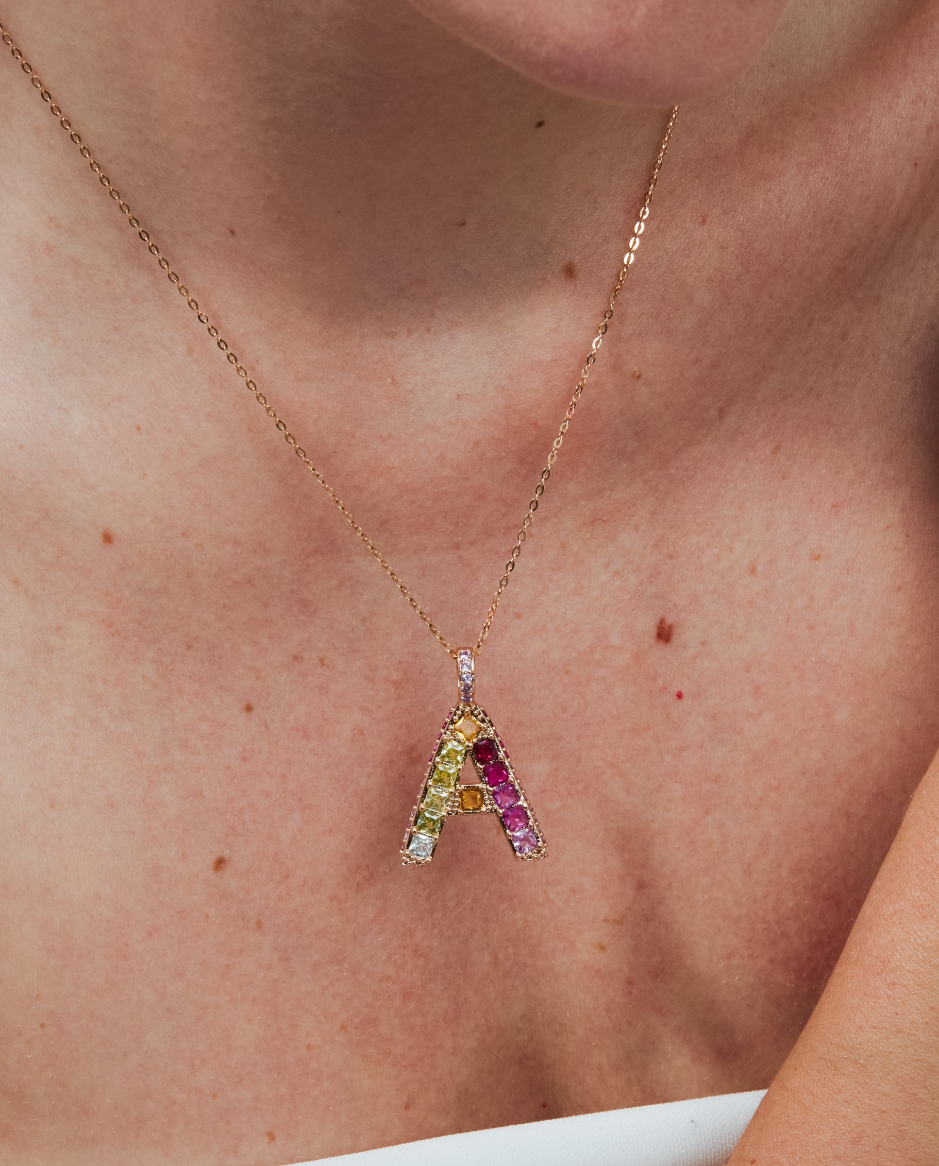 Colar Special Edition com Acabamento em Ouro Rosa 18k e Zircônias Multicolor-4
