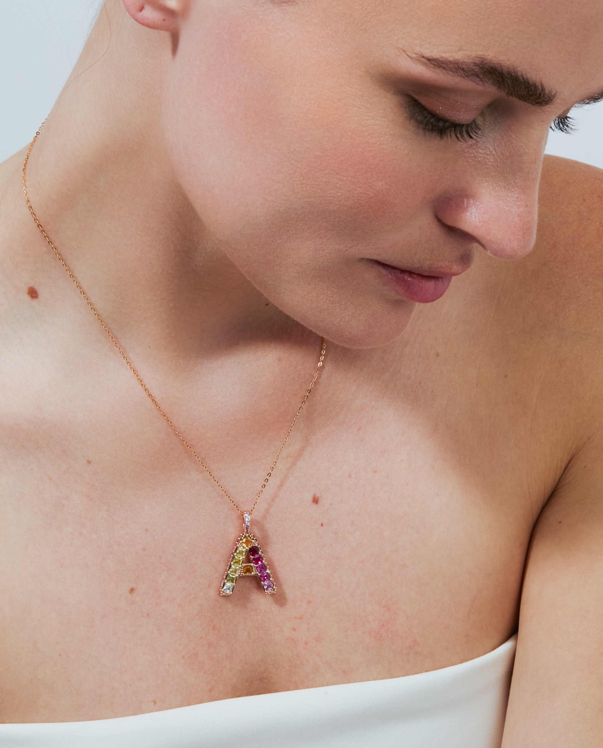 Colar Special Edition com Acabamento em Ouro Rosa 18k e Zircônias Multicolor-5