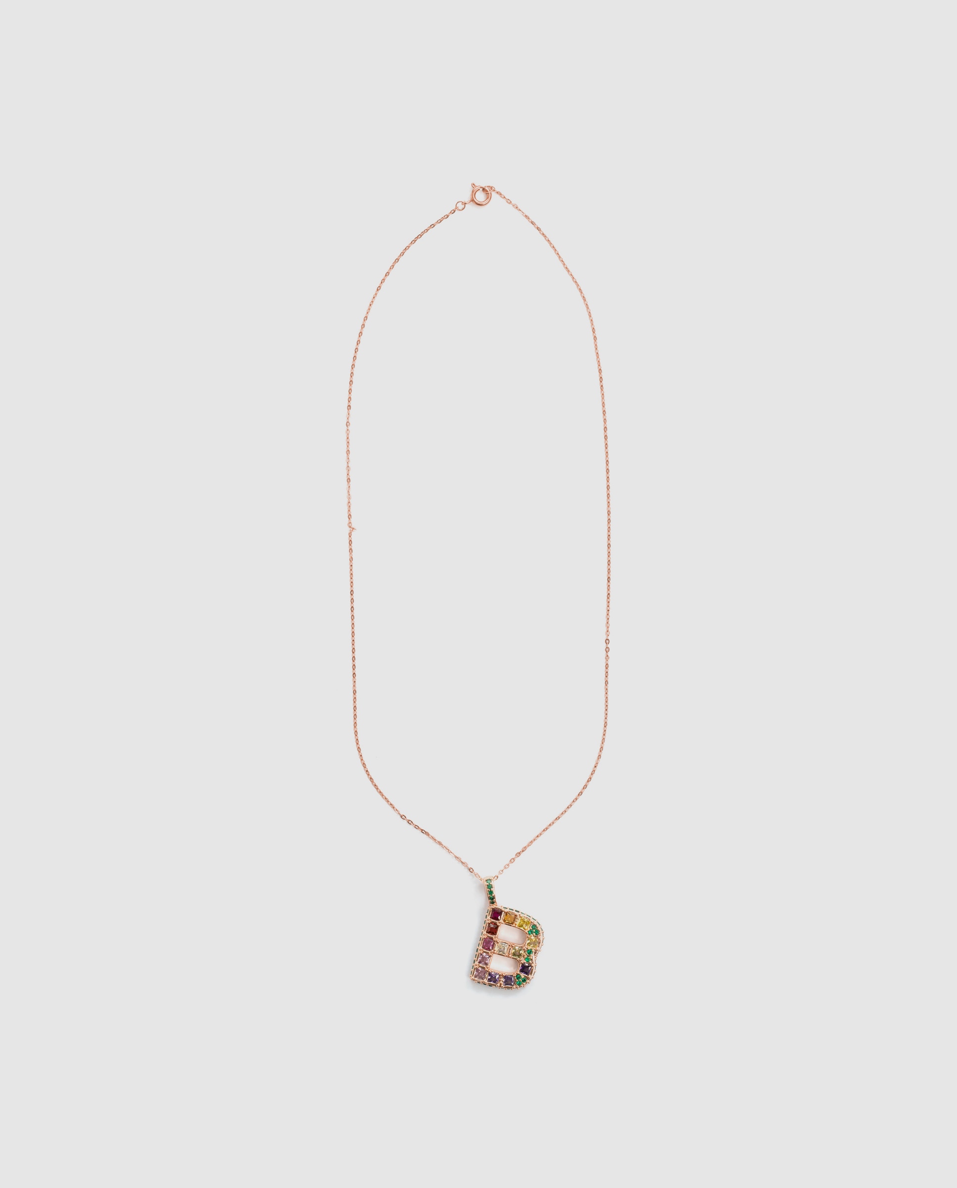 Colar Special Edition com Acabamento em Ouro Rosa 18k e Zircônias Multicolor-3