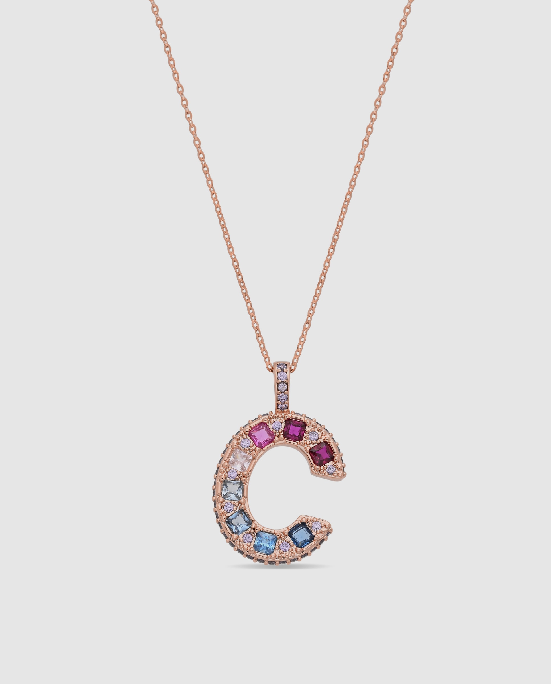 Colar Special Edition com Acabamento em Ouro Rosa 18k e Zircônias Multicolor-1