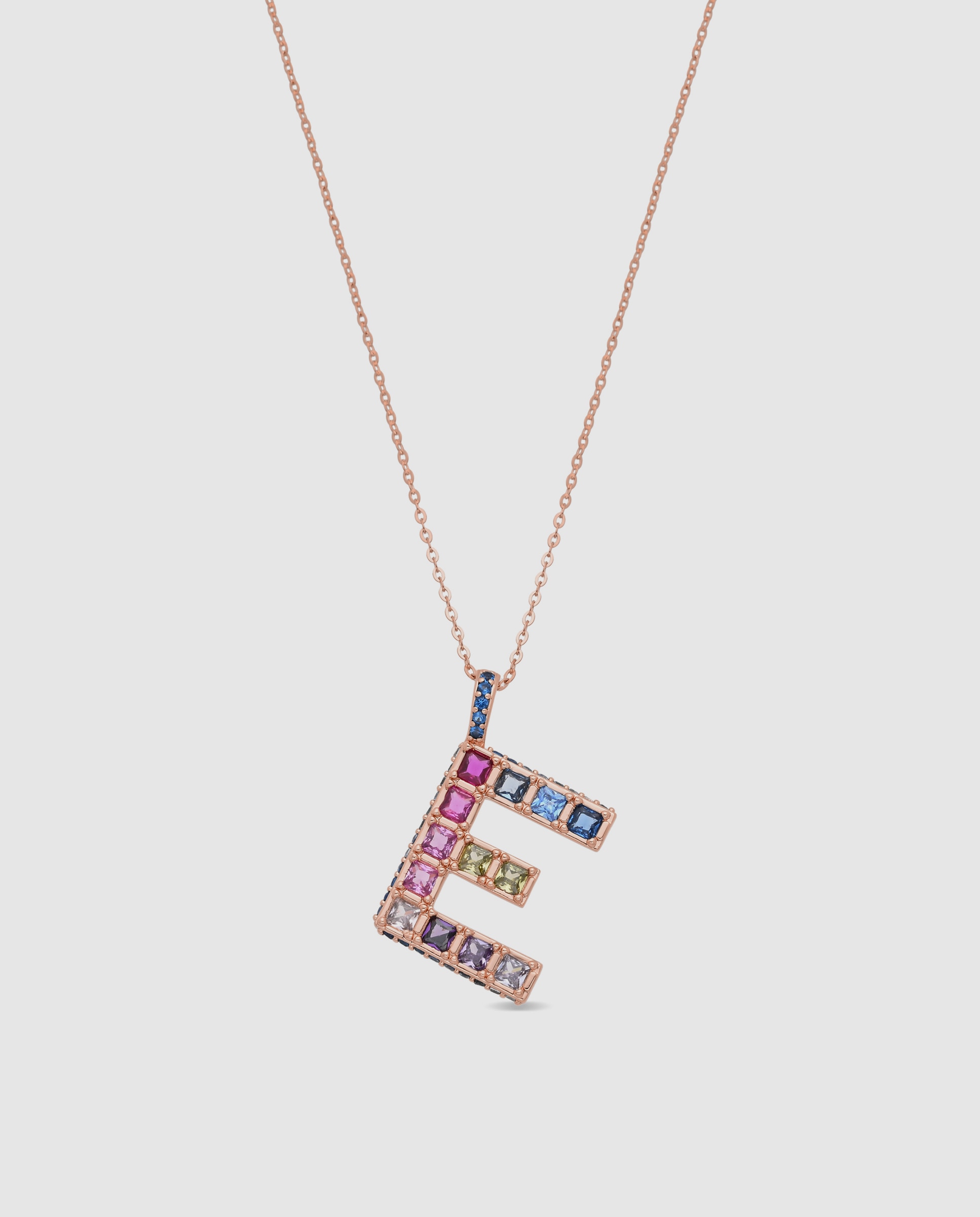Colar Special Edition com Acabamento em Ouro Rosa 18k e Zircônias Multicolor-1