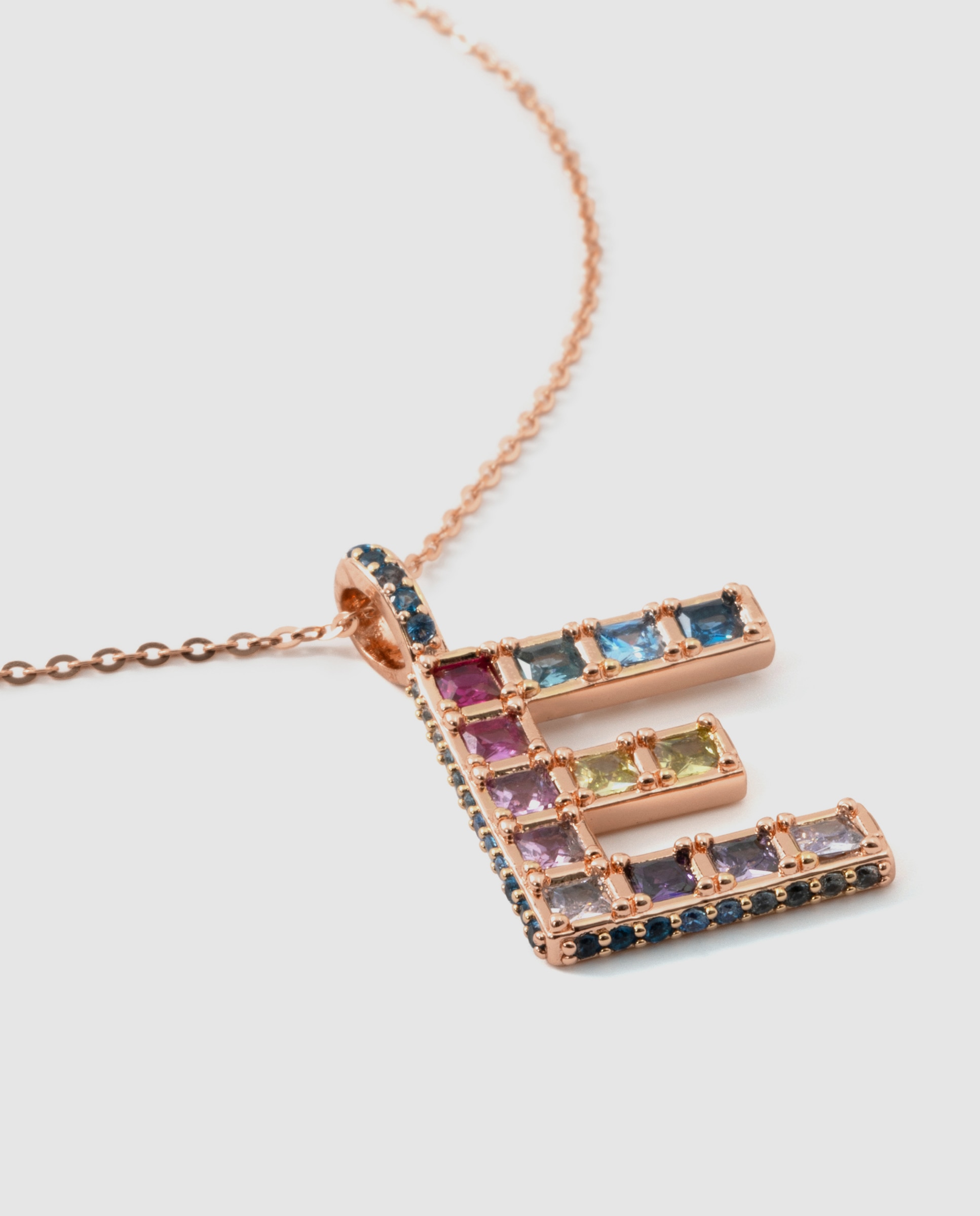 Colar Special Edition com Acabamento em Ouro Rosa 18k e Zircônias Multicolor-6