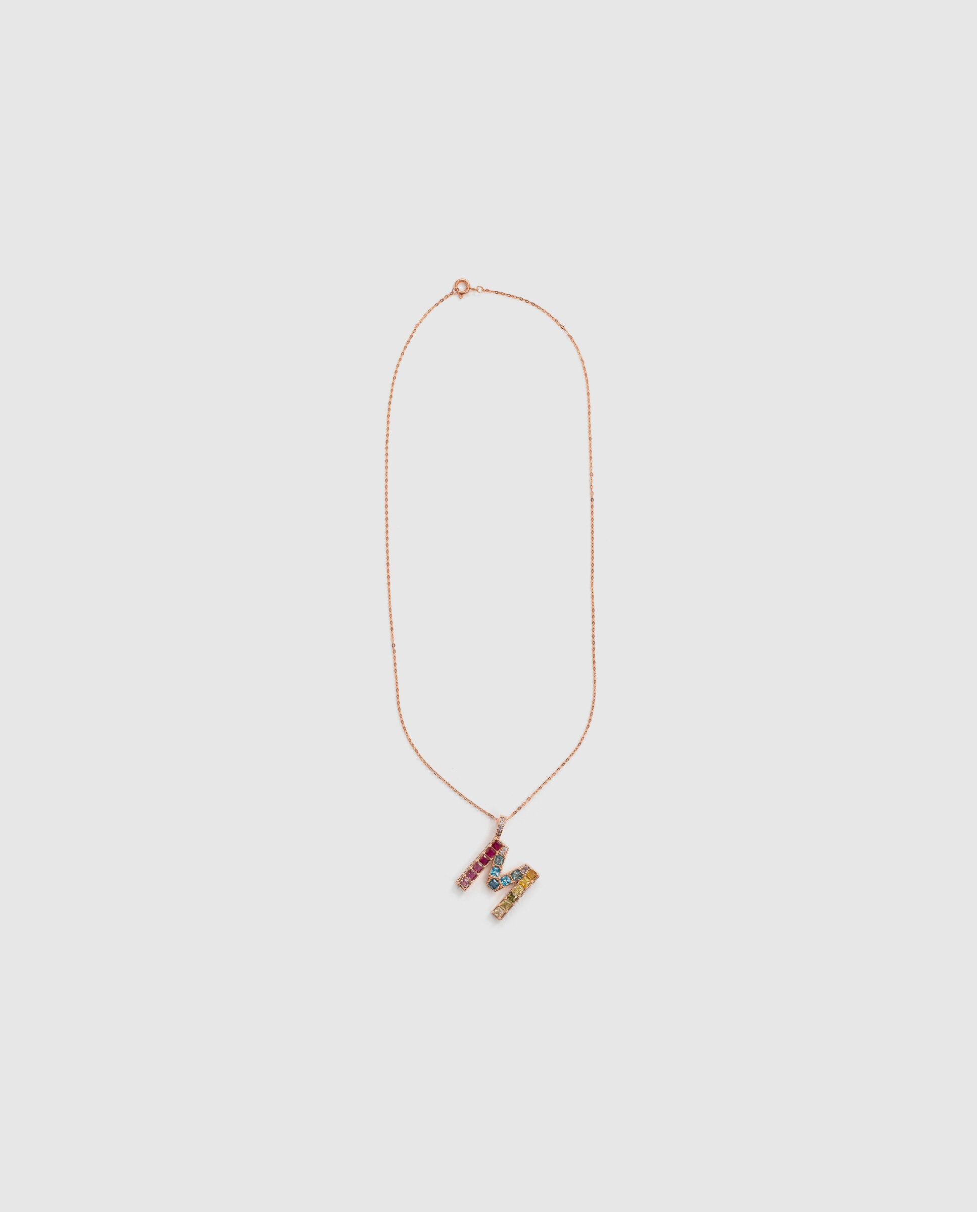 Colar Special Edition com Acabamento em Ouro Rosa 18k e Zircônias Multicolor-3