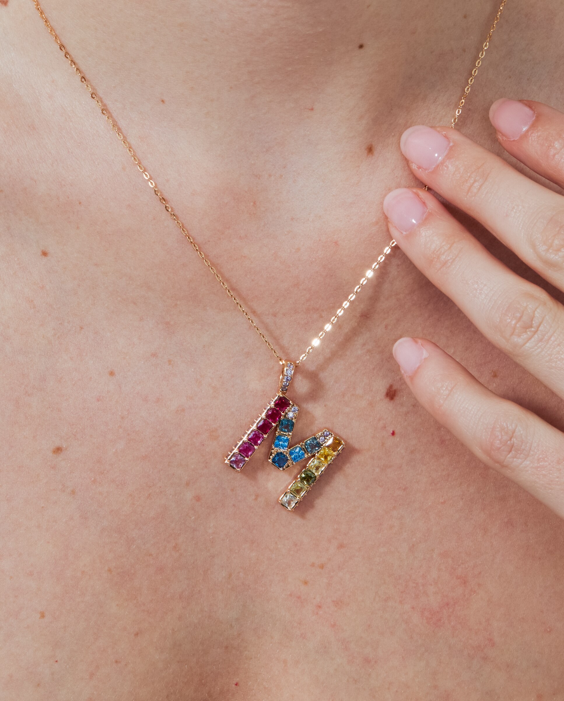 Colar Special Edition com Acabamento em Ouro Rosa 18k e Zircônias Multicolor-4