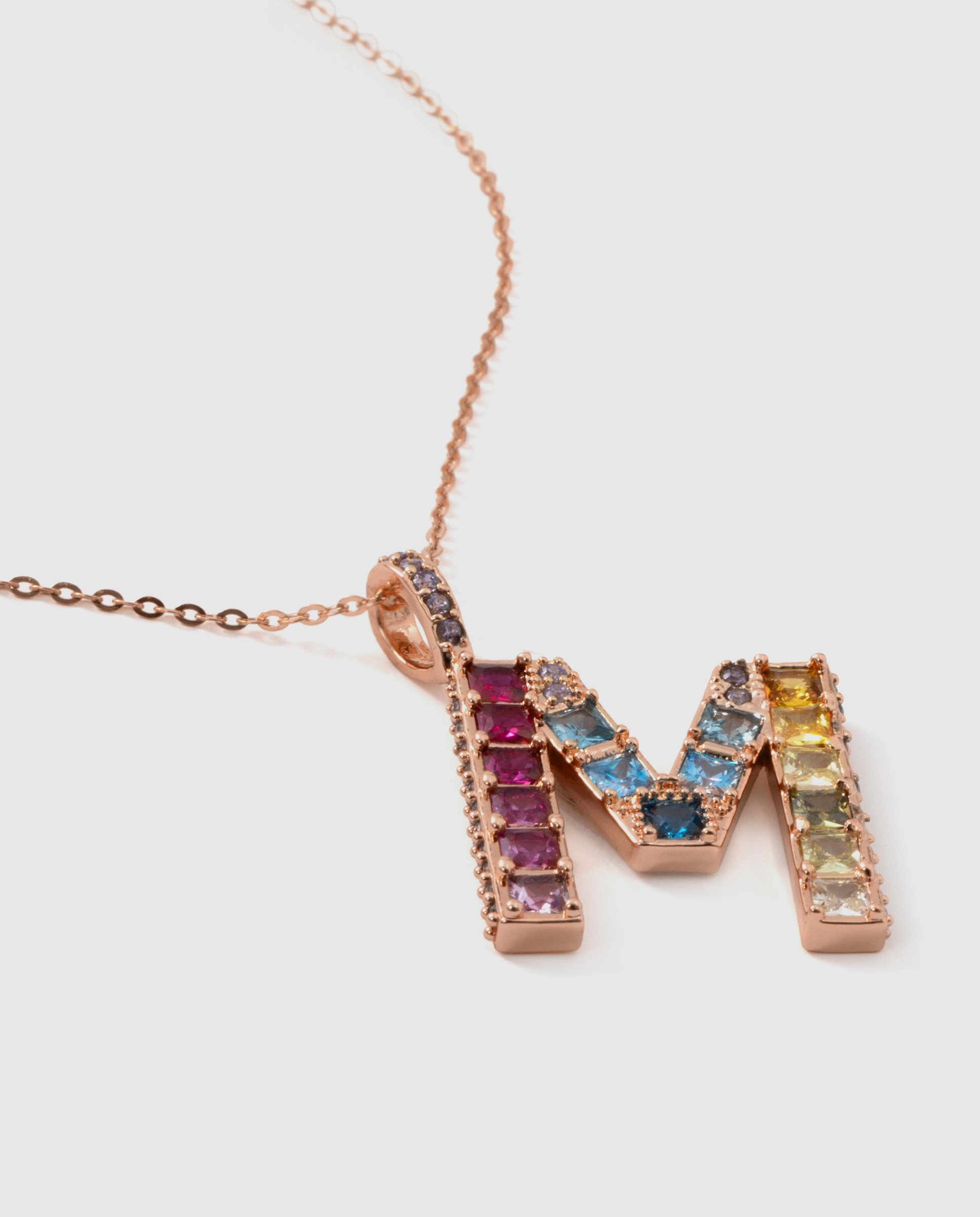Colar Special Edition com Acabamento em Ouro Rosa 18k e Zircônias Multicolor-6