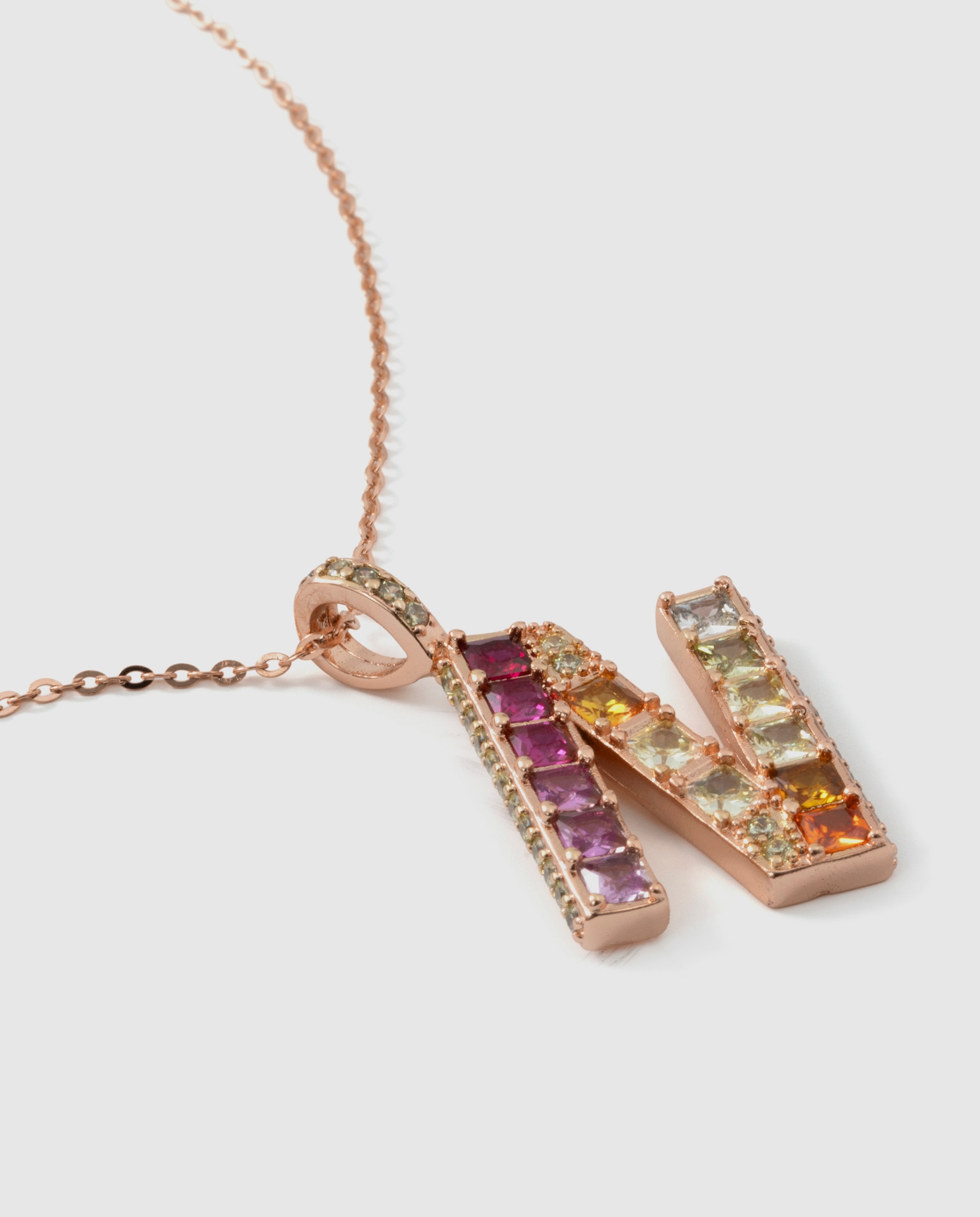 Colar Special Edition com Acabamento em Ouro Rosa 18k e Zircônias Multicolor-6