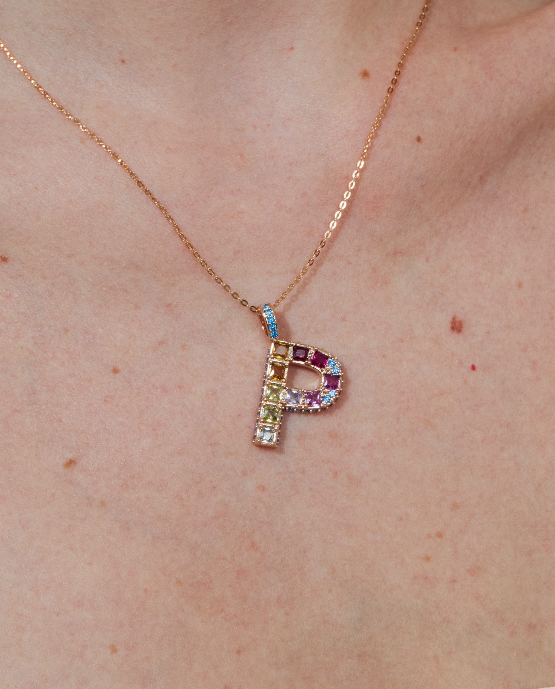 Colar Special Edition com Acabamento em Ouro Rosa 18k e Zircônias Multicolor-4