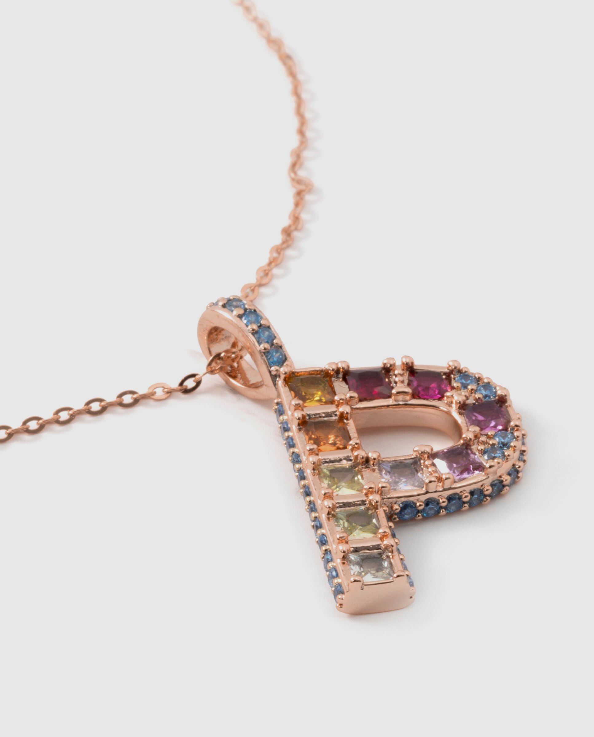 Colar Special Edition com Acabamento em Ouro Rosa 18k e Zircônias Multicolor-6