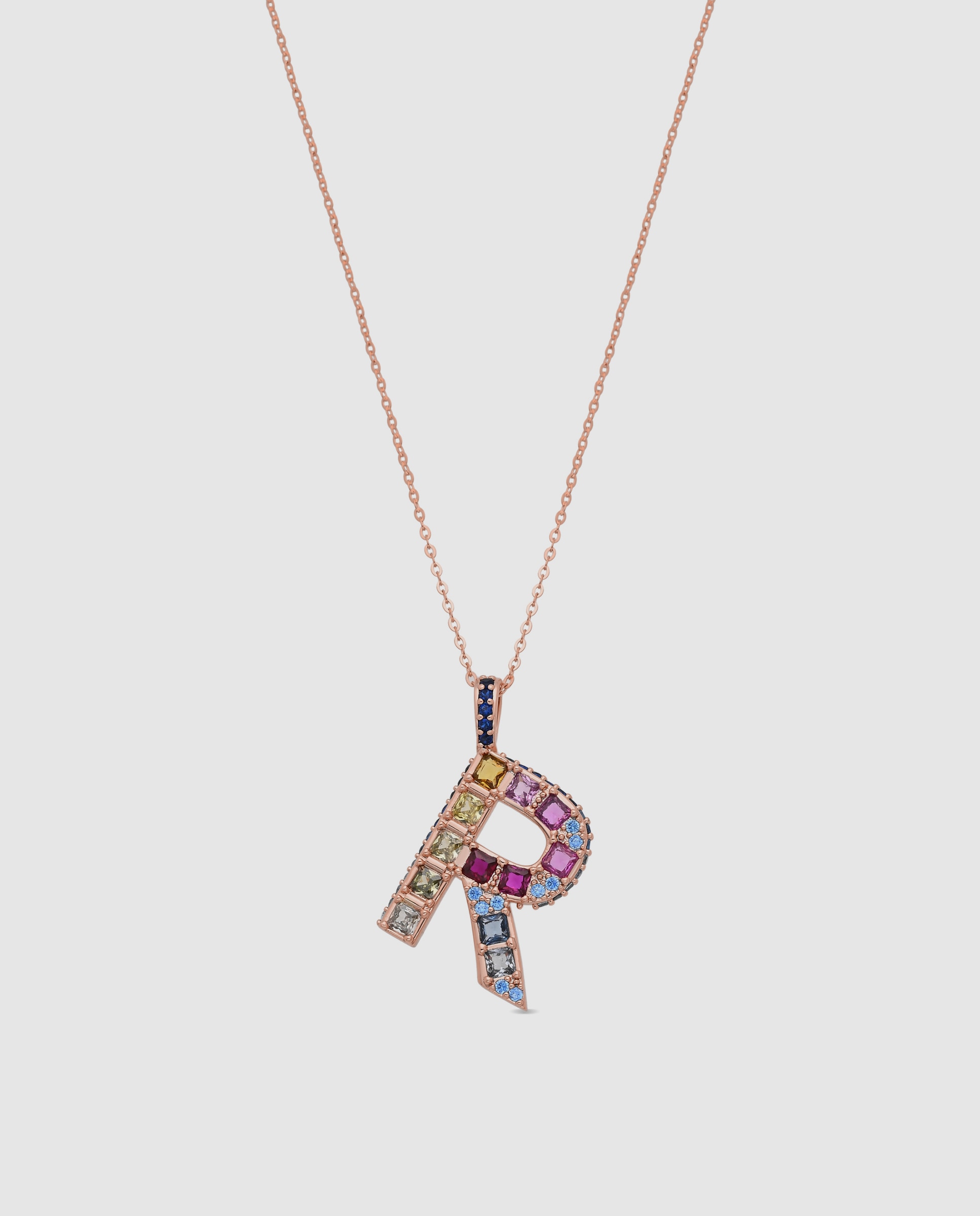 Colar Special Edition com Acabamento em Ouro Rosa 18k e Zircônias Multicolor-1