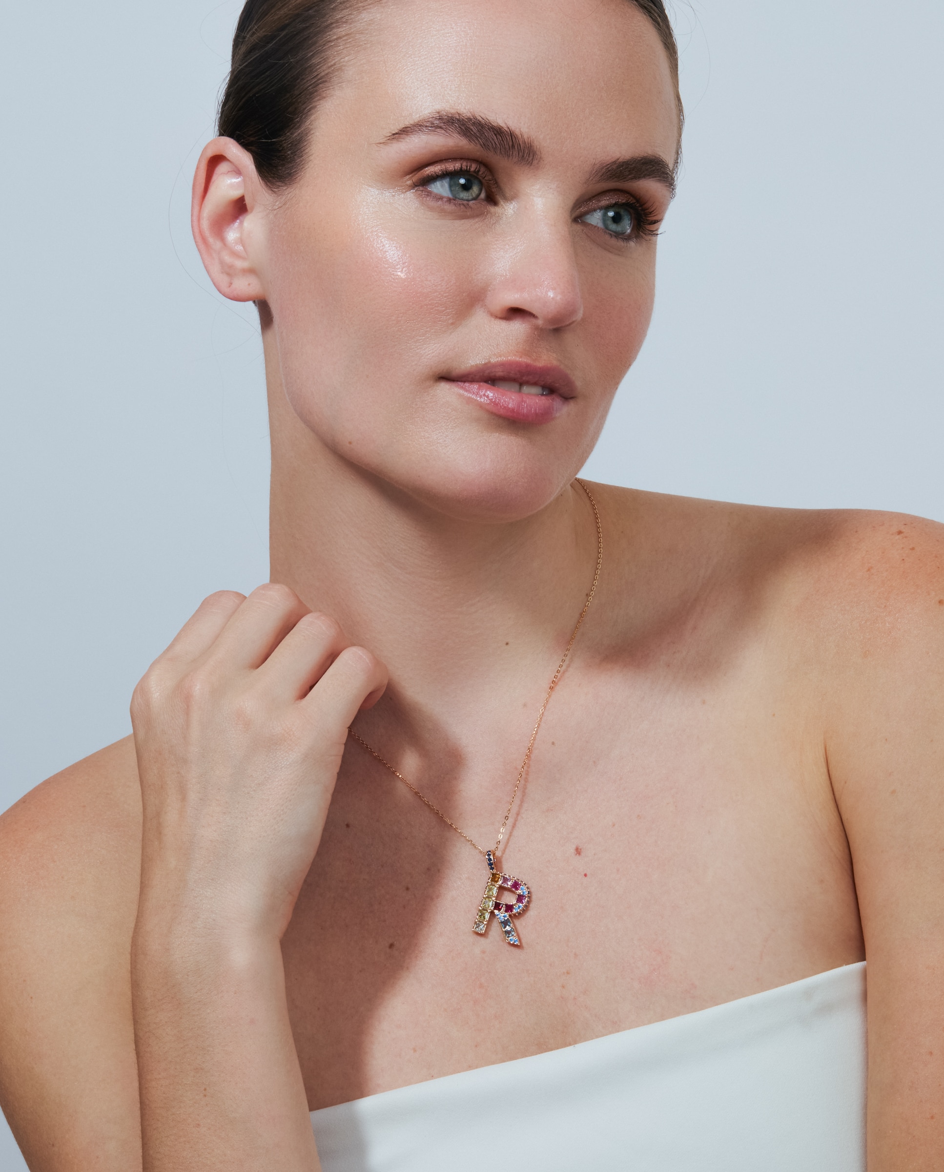 Colar Special Edition com Acabamento em Ouro Rosa 18k e Zircônias Multicolor-5