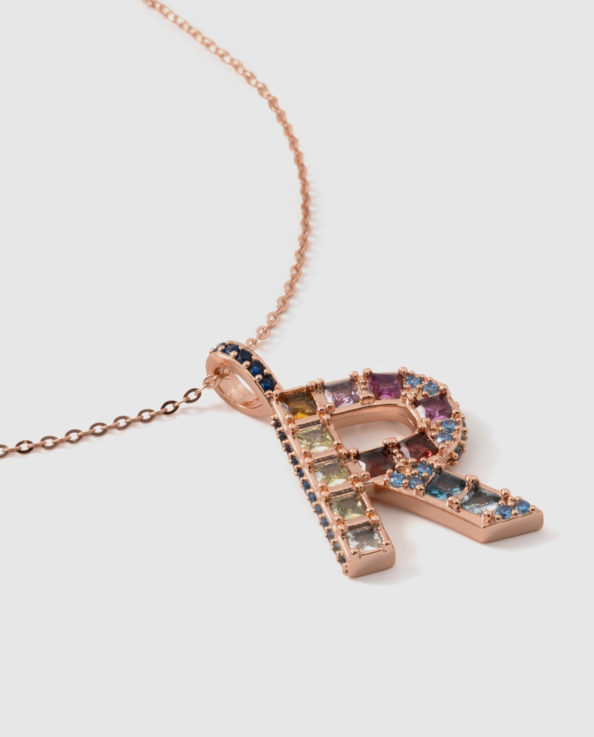 Colar Special Edition com Acabamento em Ouro Rosa 18k e Zircônias Multicolor-6