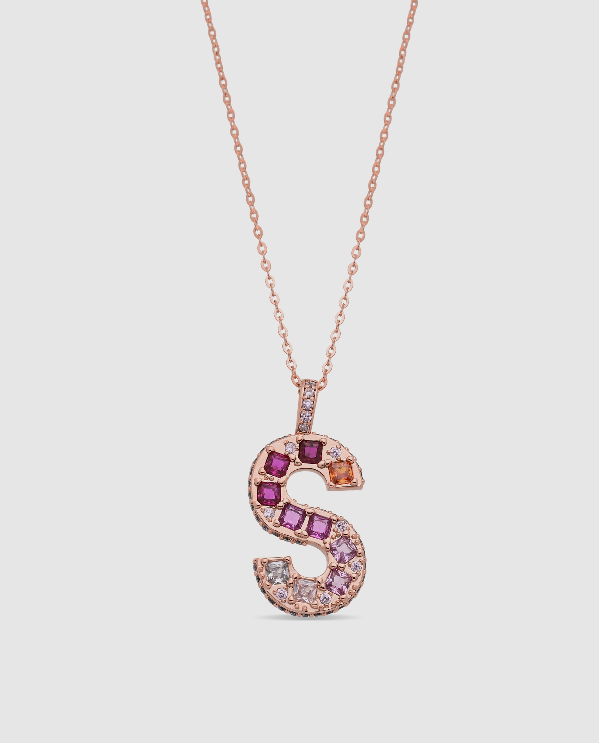 Colar Special Edition com Acabamento em Ouro Rosa 18k e Zircônias Multicolor-1