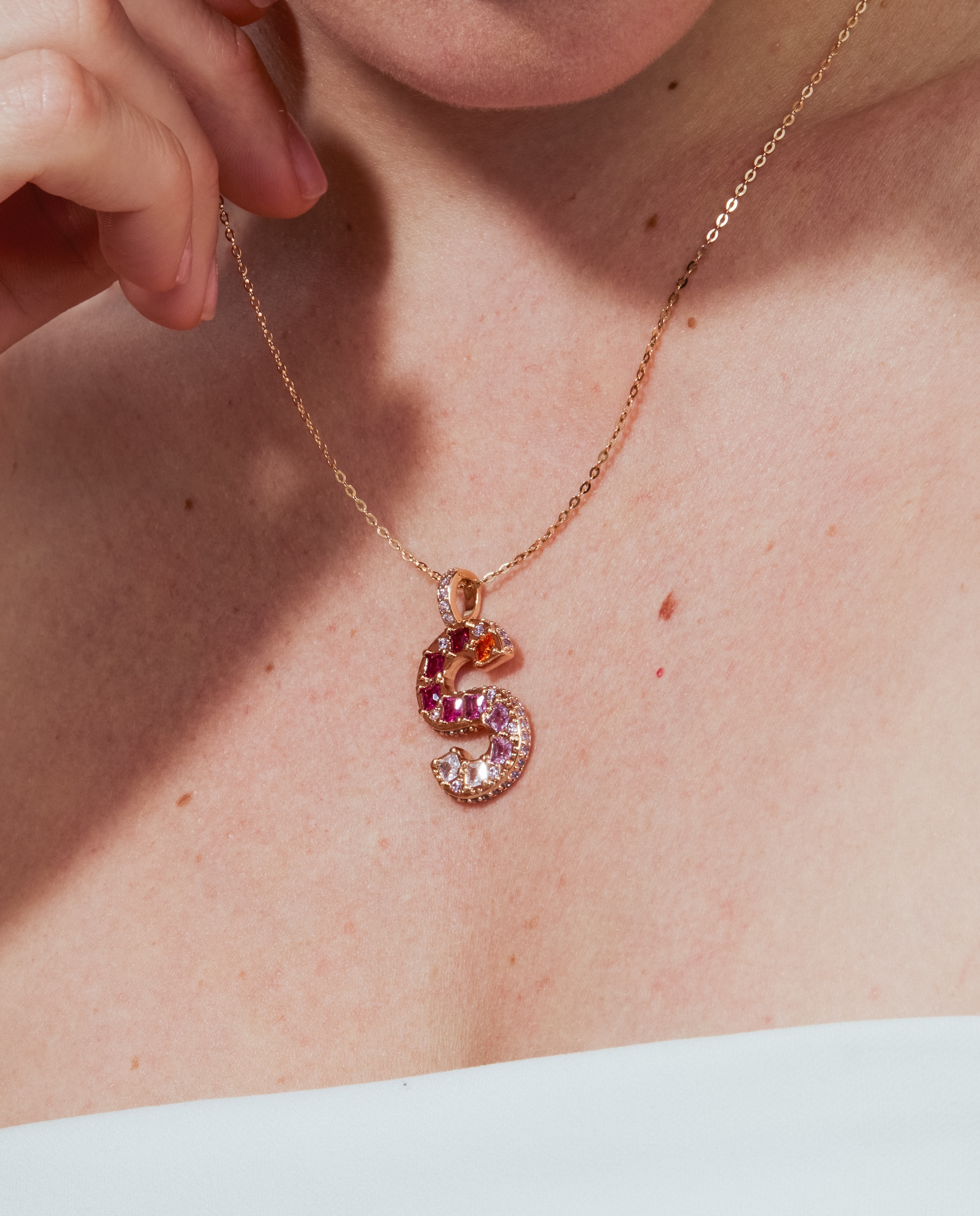 Colar Special Edition com Acabamento em Ouro Rosa 18k e Zircônias Multicolor-4
