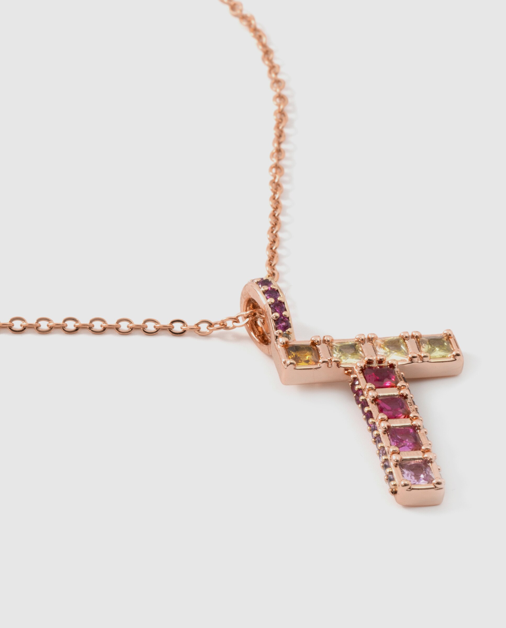 Colar Special Edition com Acabamento em Ouro Rosa 18k e Zircônias Multicolor-6