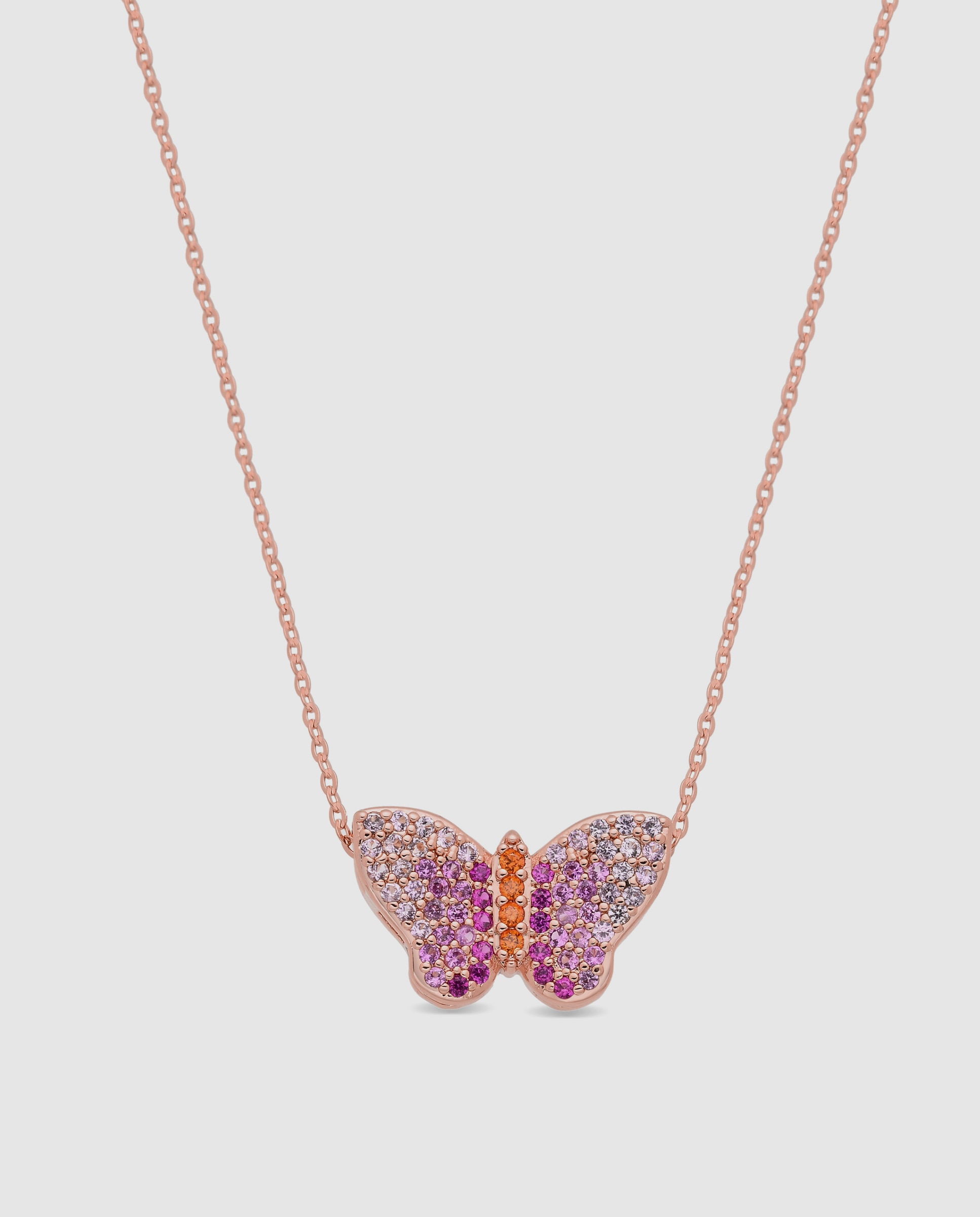 Colar Special Edition com Acabamento em Ouro Rosa de 18k e Zirconita Multicolor-1