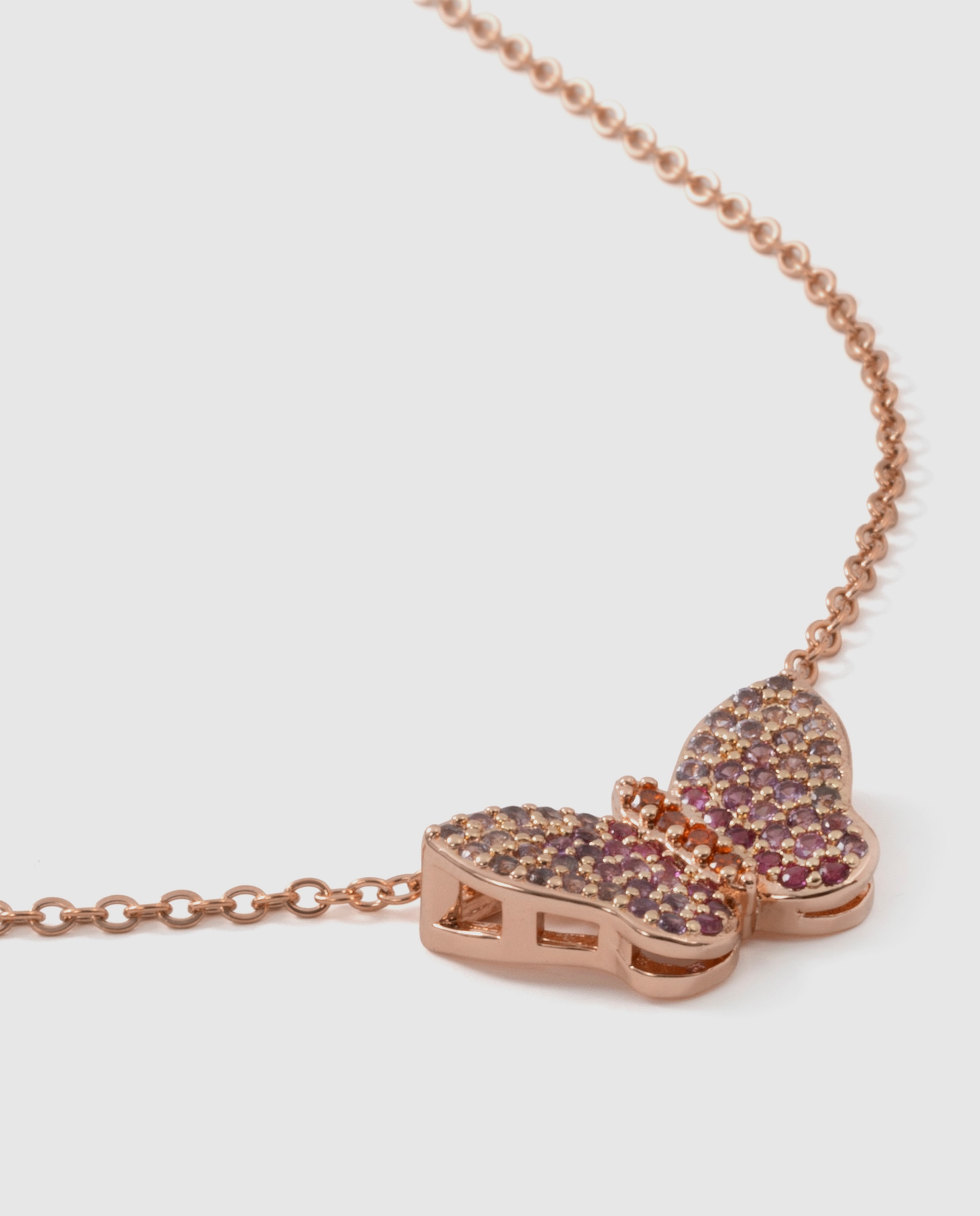 Colar Special Edition com Acabamento em Ouro Rosa de 18k e Zirconita Multicolor-6