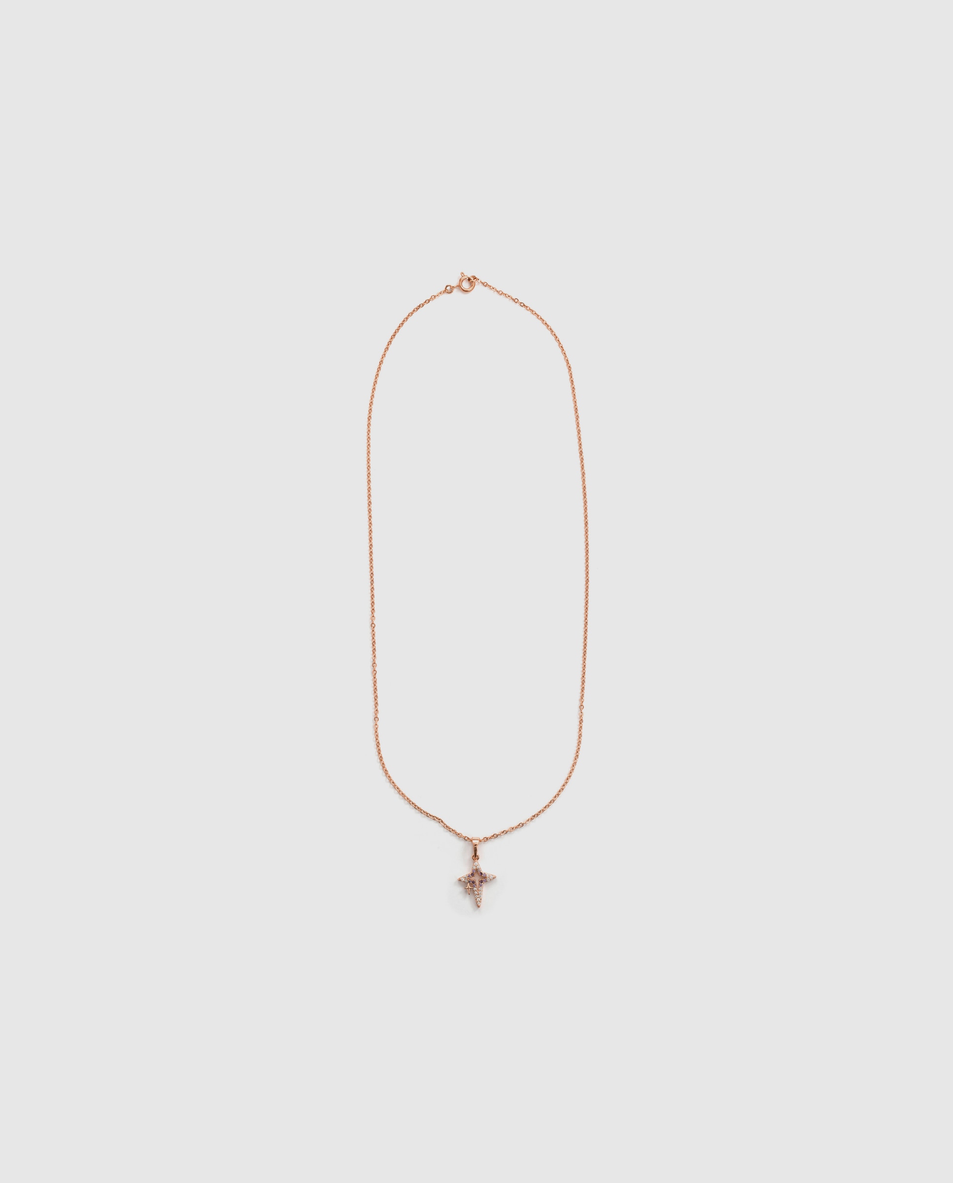 Colar Special Edition Acabado em Ouro Rosa de 18k com Zirconita Brilhante Rosa-3