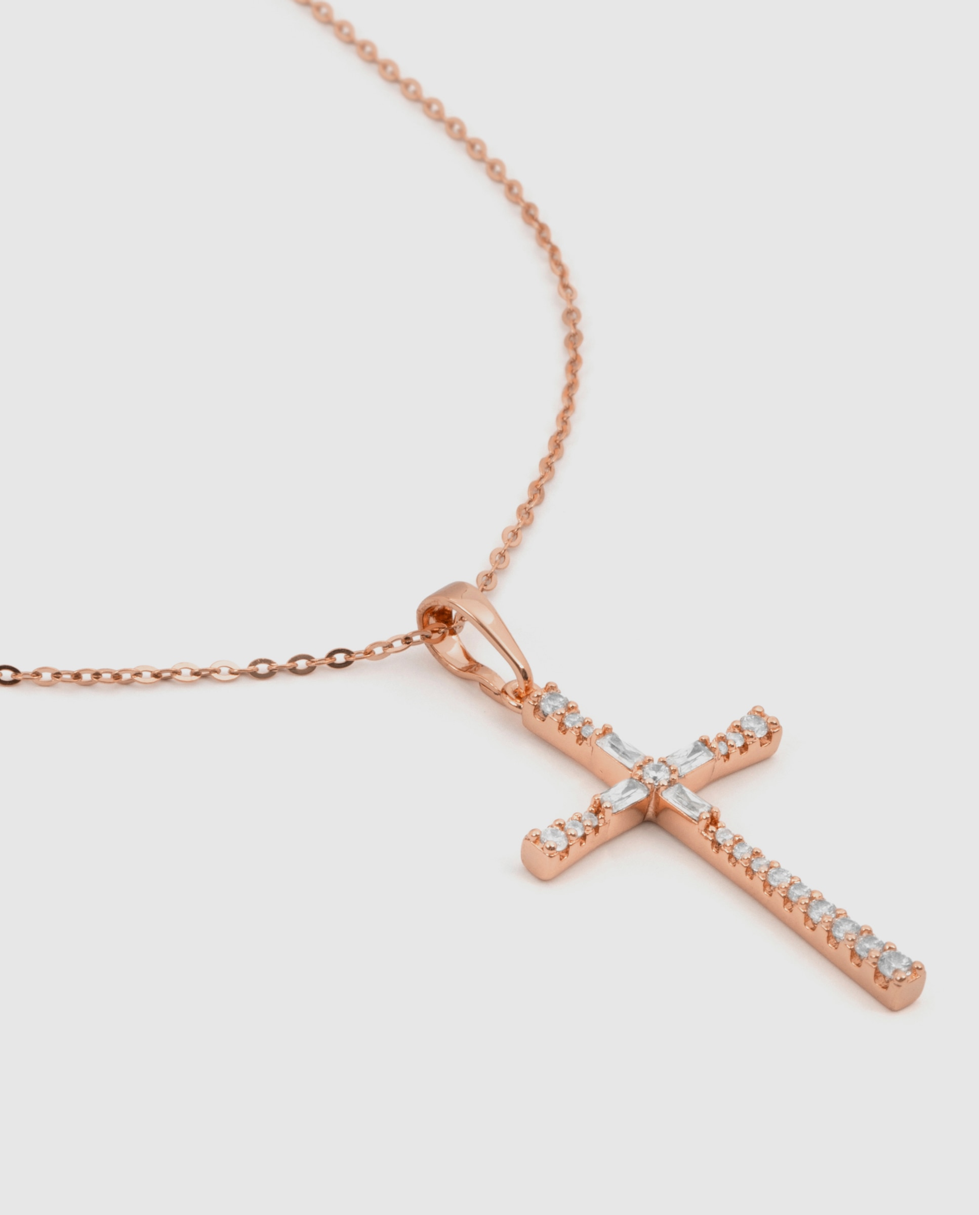 Colar Special Edition Acabado em Ouro Rosa de 18k com Zirconita Brilhante Rosa-6