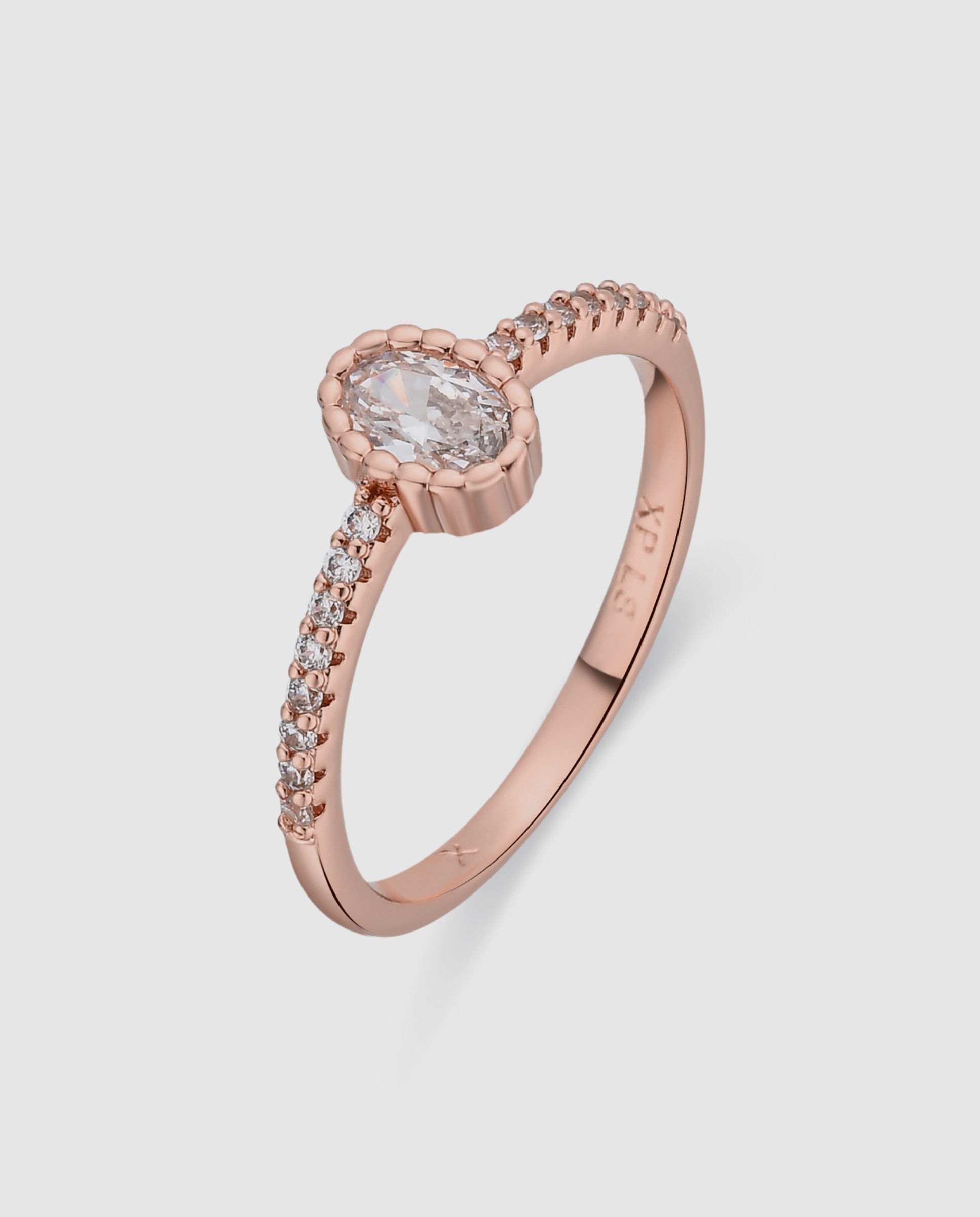 Imagem 0 de Anel Special Edition com Acabamento em Ouro Rosa de 18k e Zirconita Brilhante